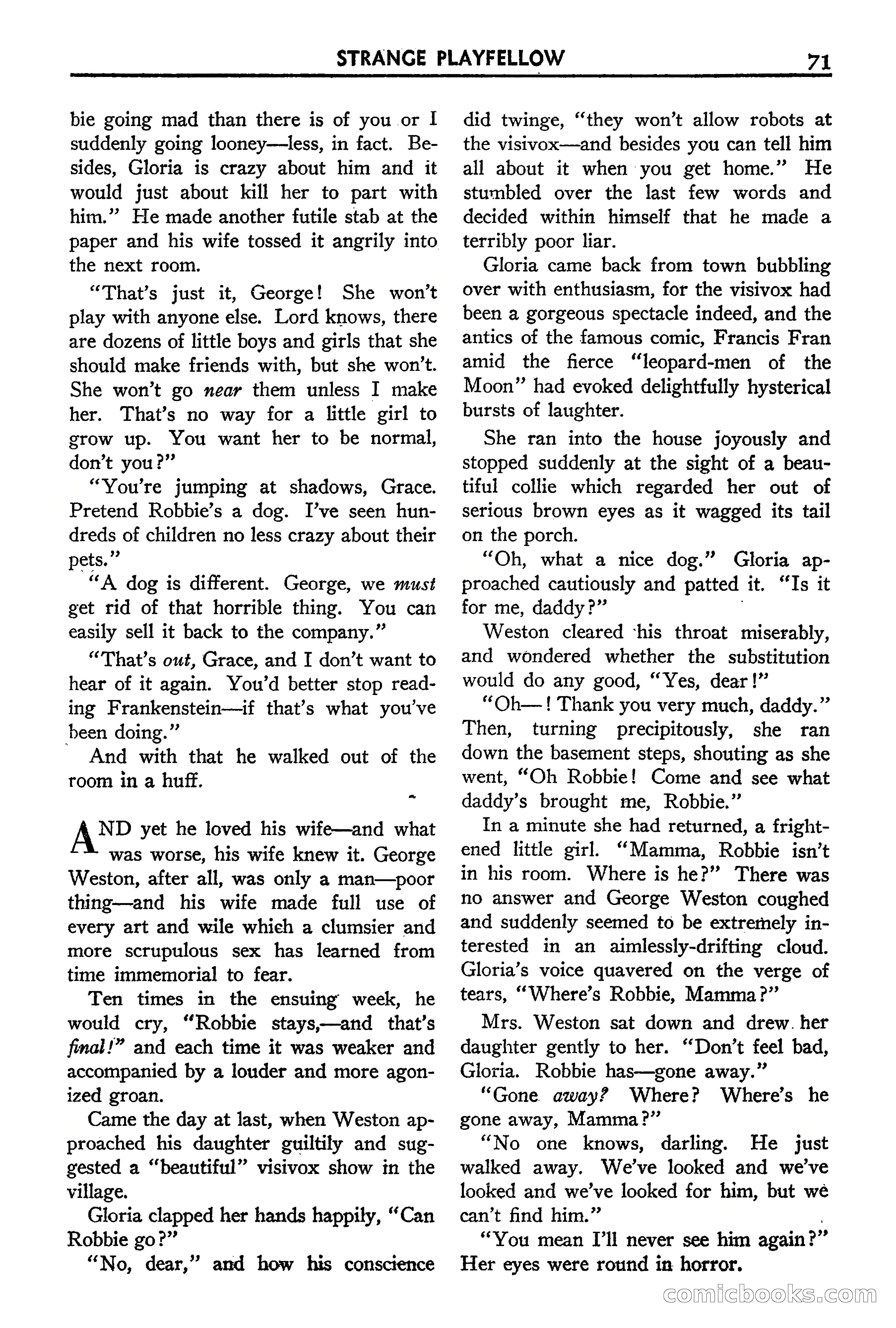 Super Science Stories, September 1940 — page 72 of 132
