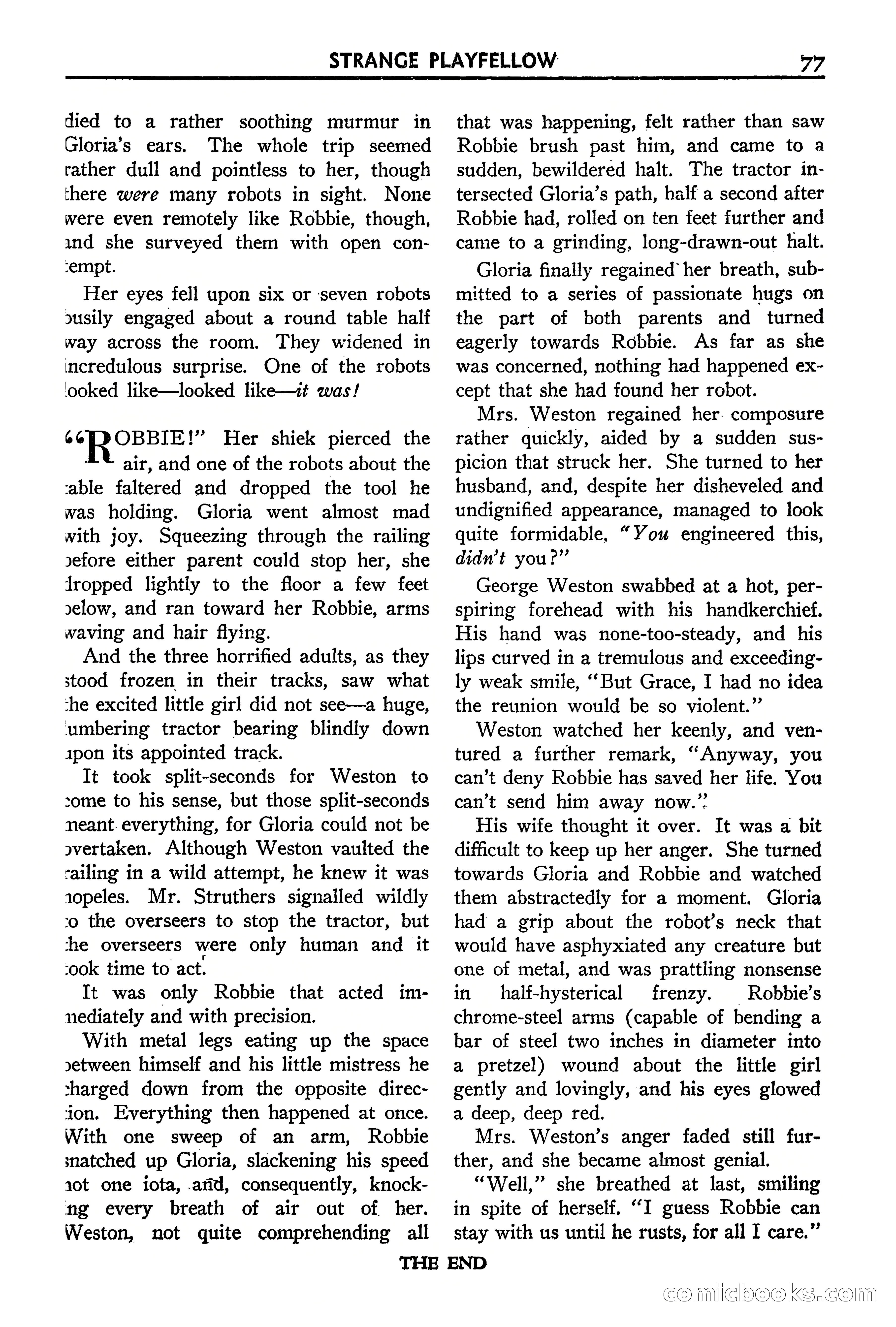 Super Science Stories, September 1940 — page 78 of 132