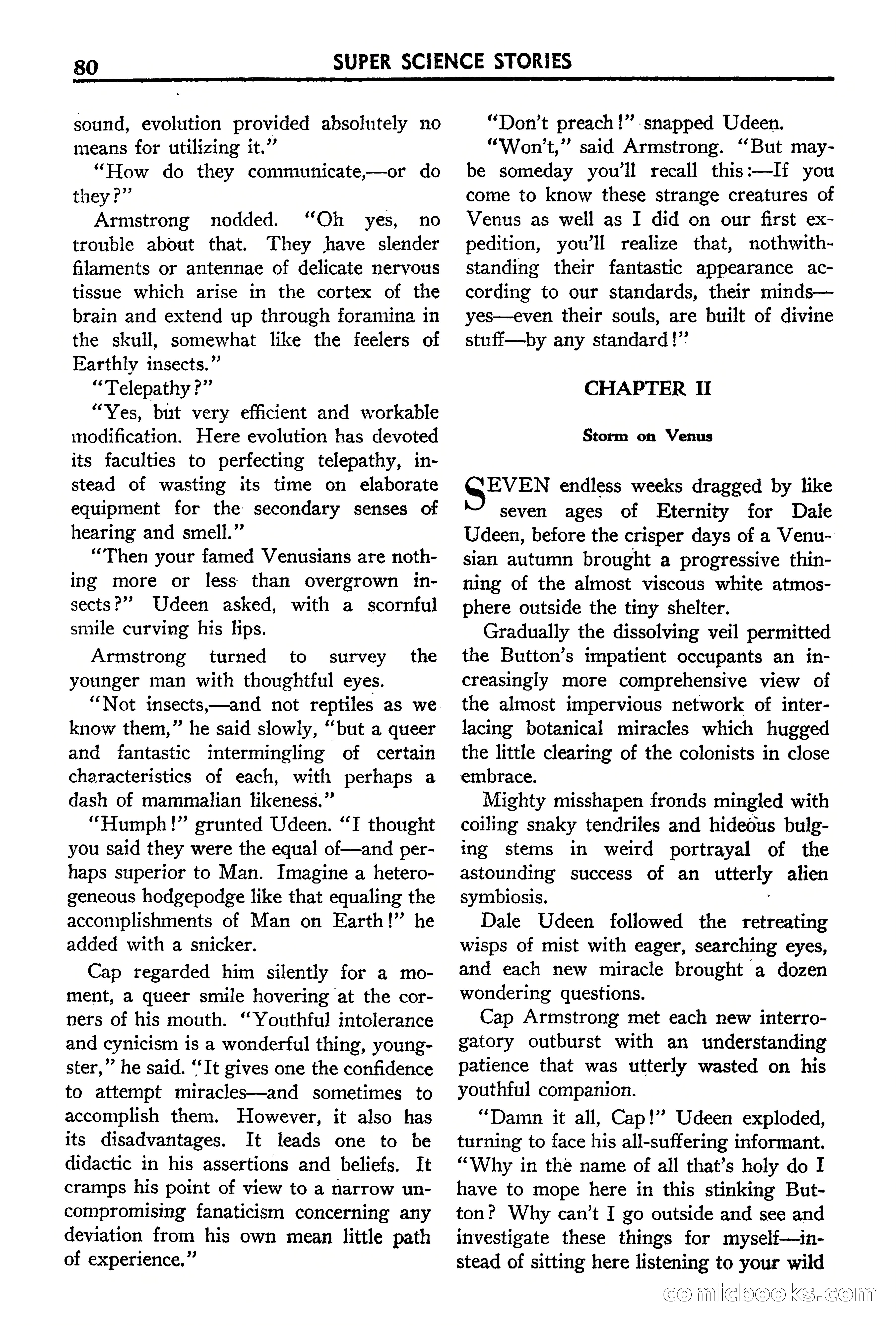 Super Science Stories, September 1940 — page 81 of 132