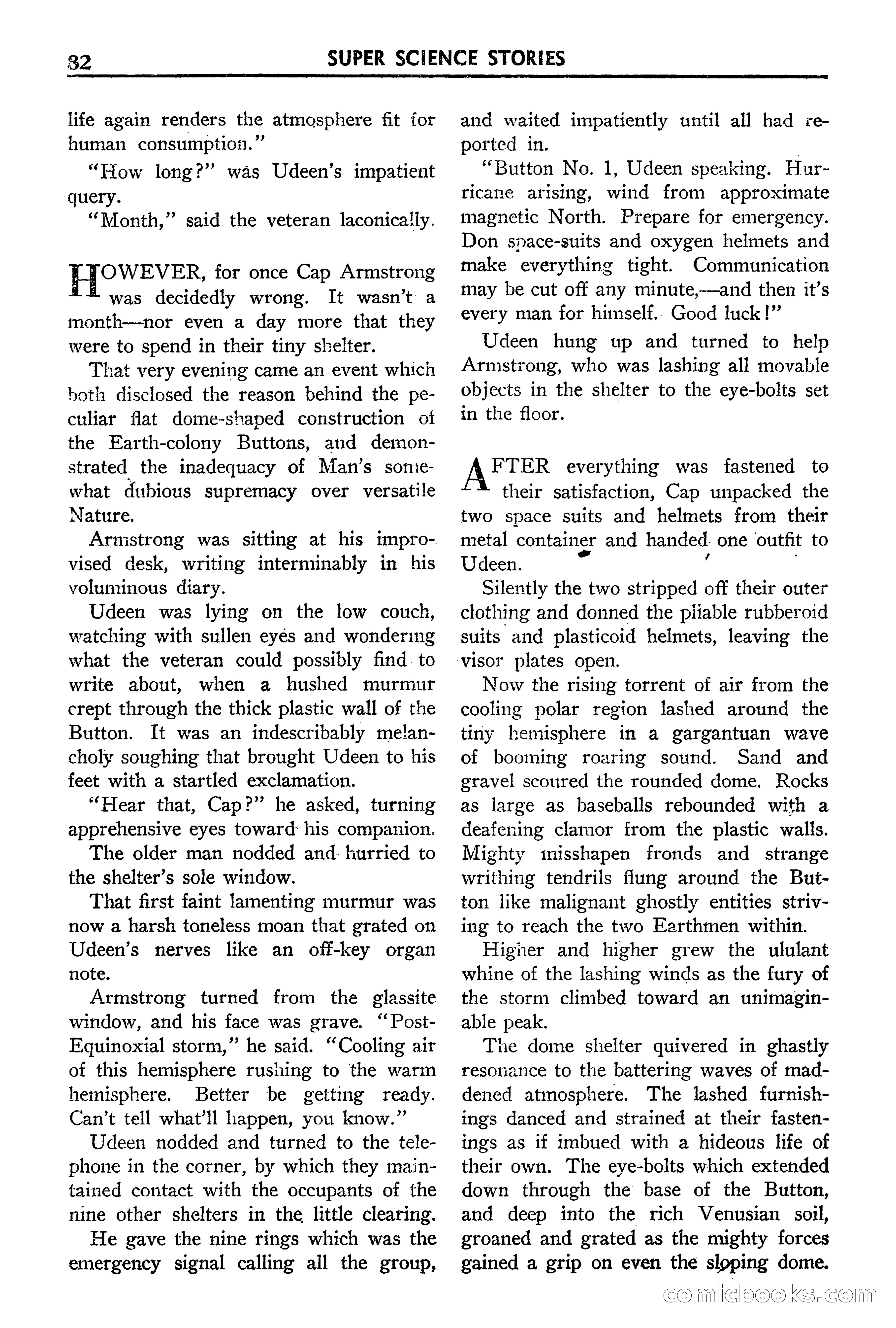 Super Science Stories, September 1940 — page 83 of 132