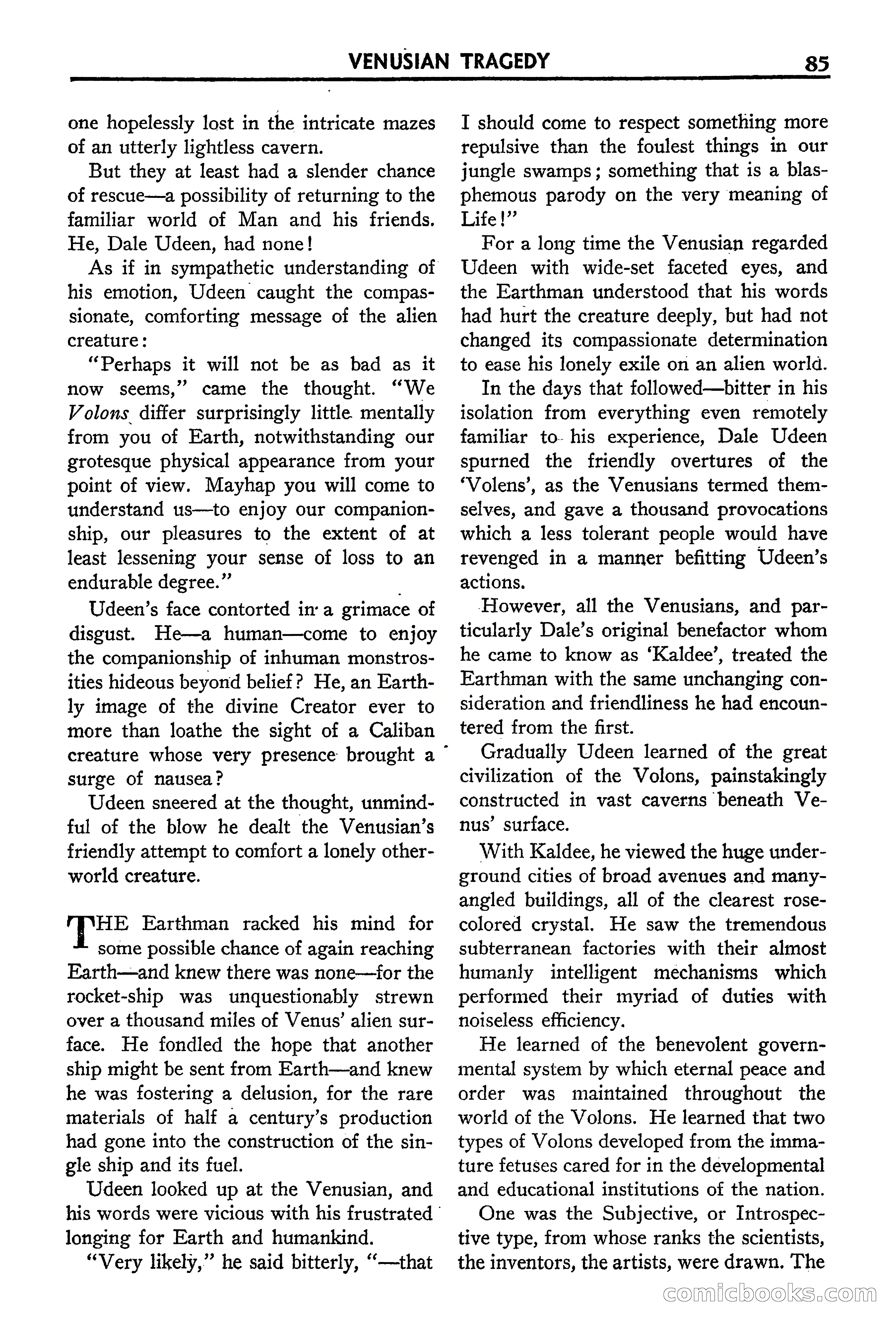 Super Science Stories, September 1940 — page 86 of 132