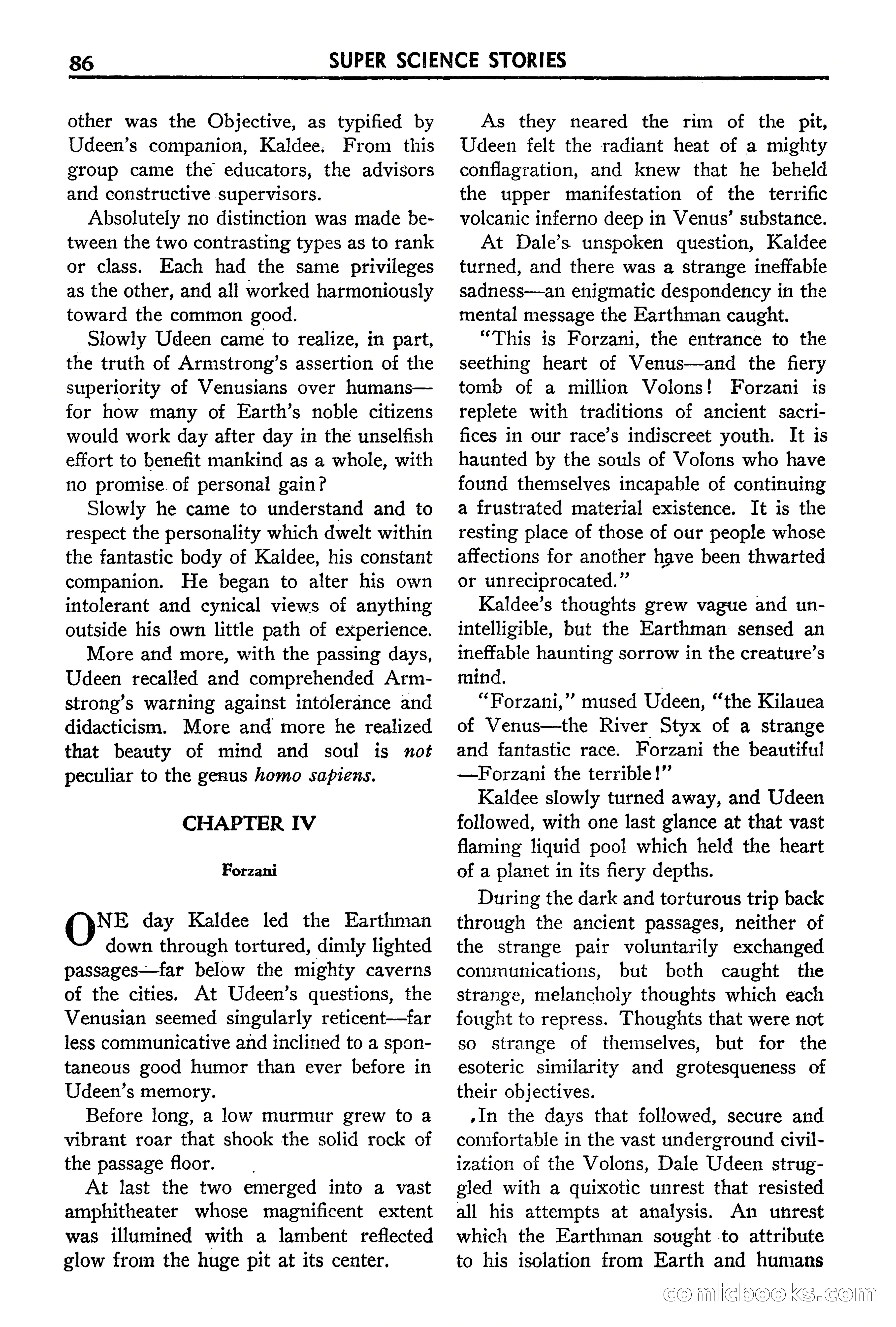Super Science Stories, September 1940 — page 87 of 132
