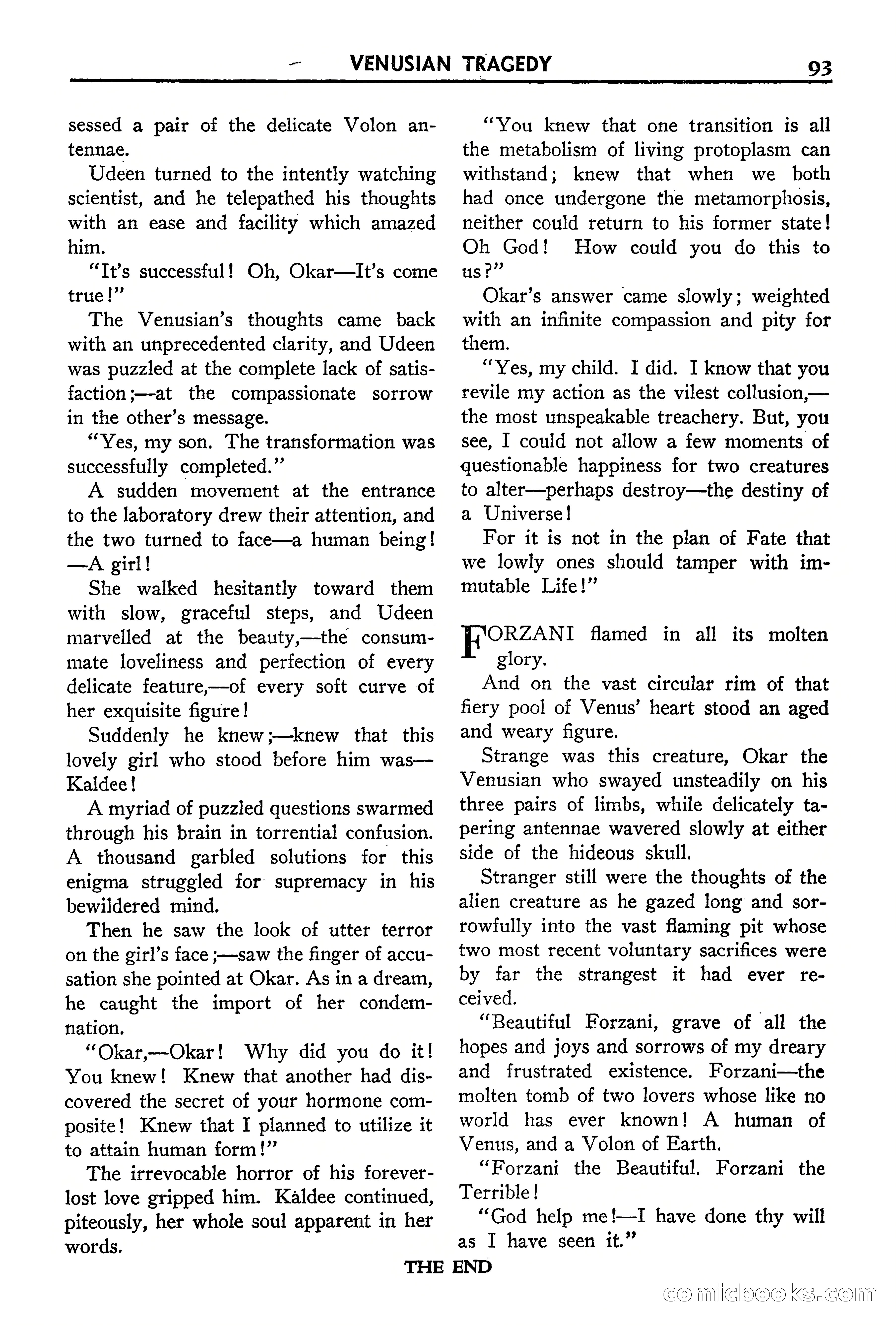 Super Science Stories, September 1940 — page 94 of 132