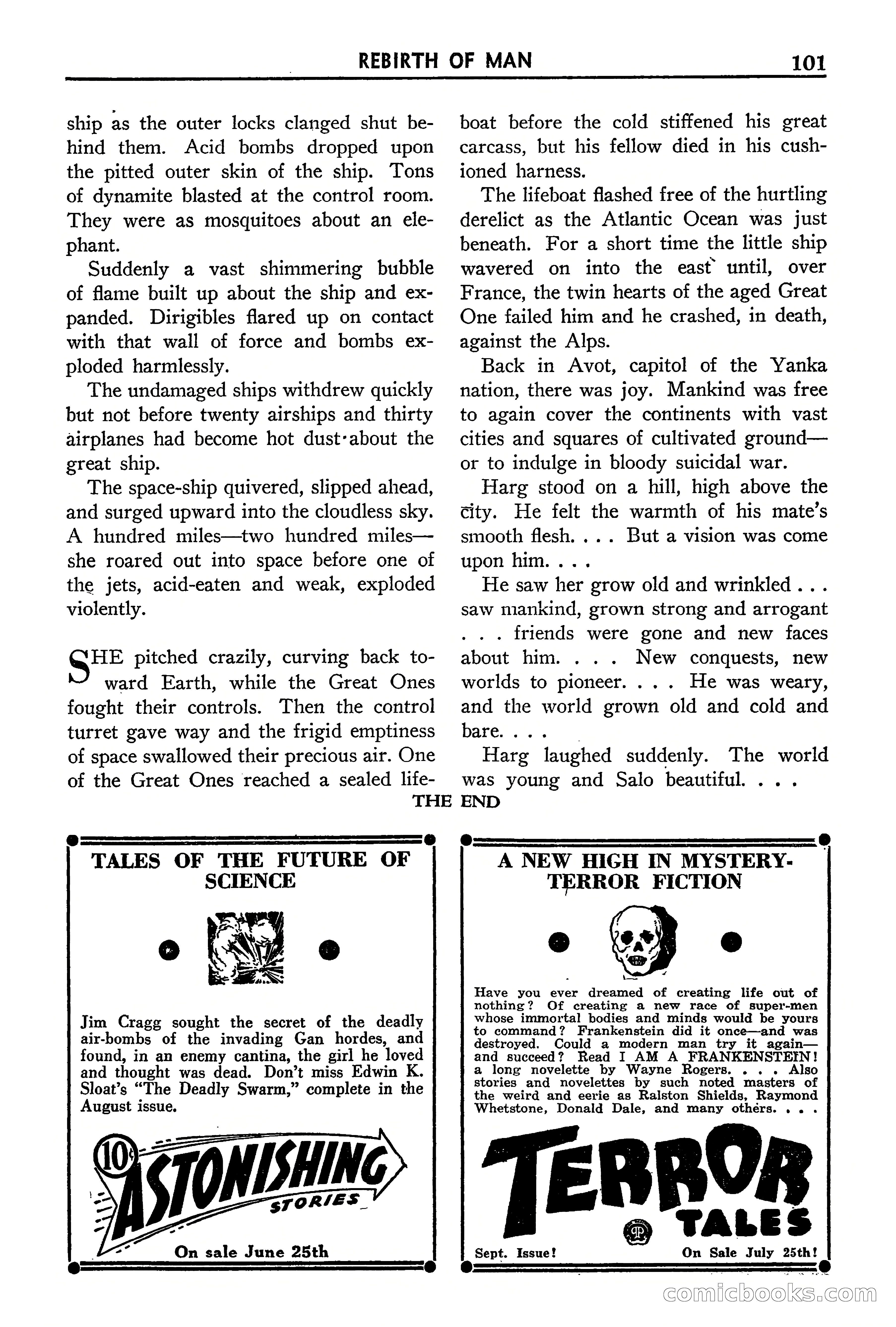 Super Science Stories, September 1940 — page 102 of 132