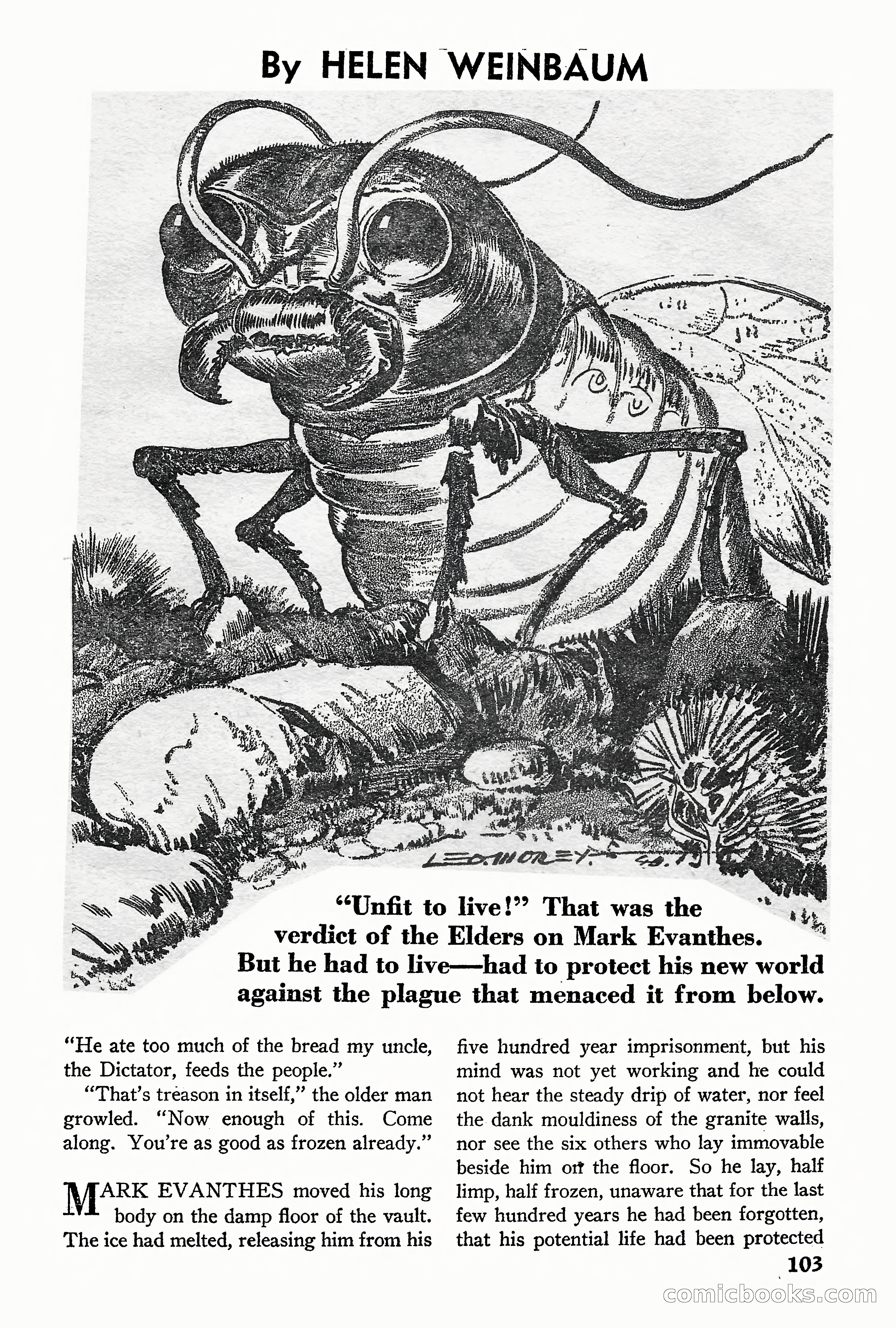 Super Science Stories, September 1940 — page 104 of 132