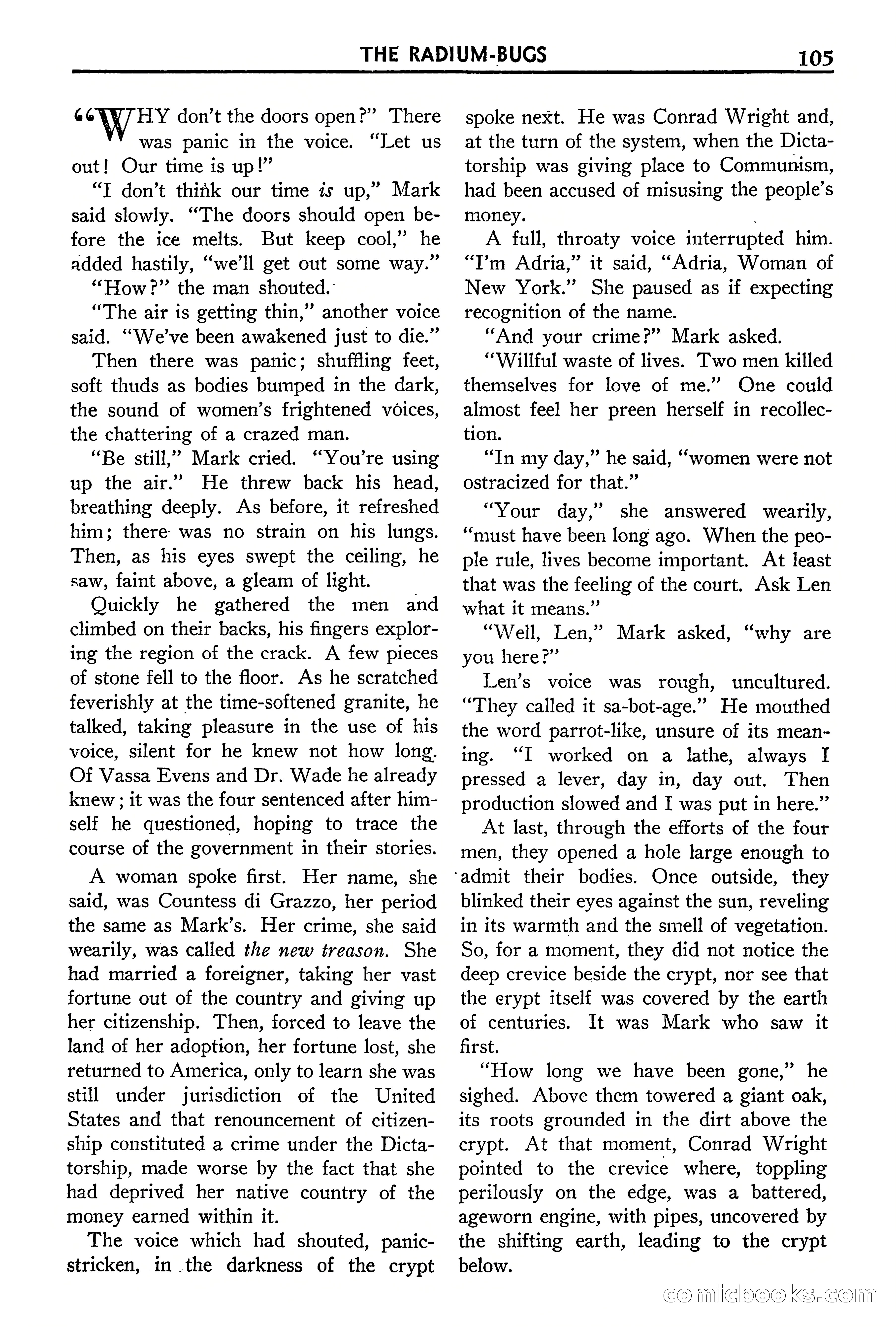 Super Science Stories, September 1940 — page 106 of 132