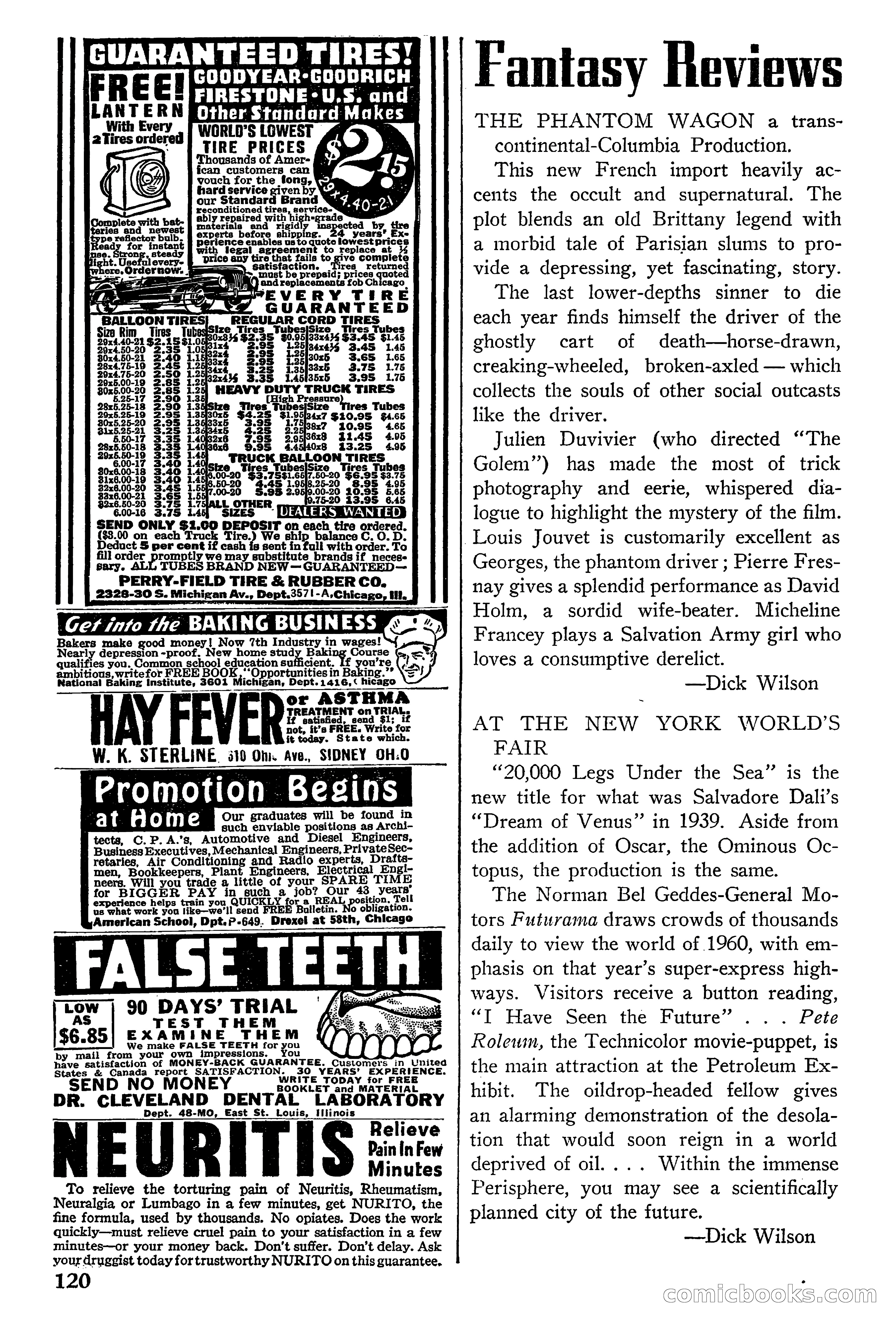 Super Science Stories, September 1940 — page 121 of 132