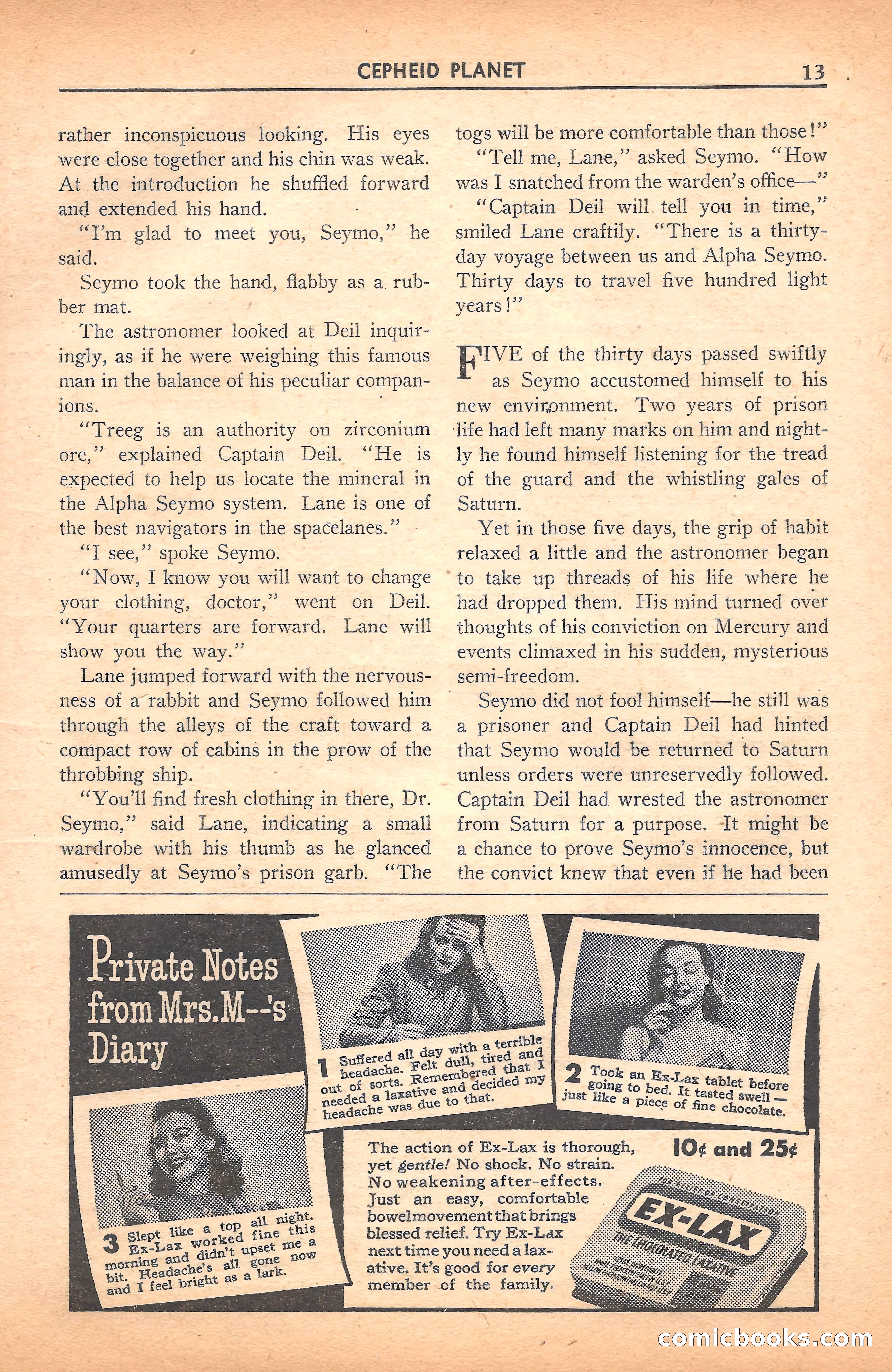Super Science Stories, November 1940 — page 15 of 132
