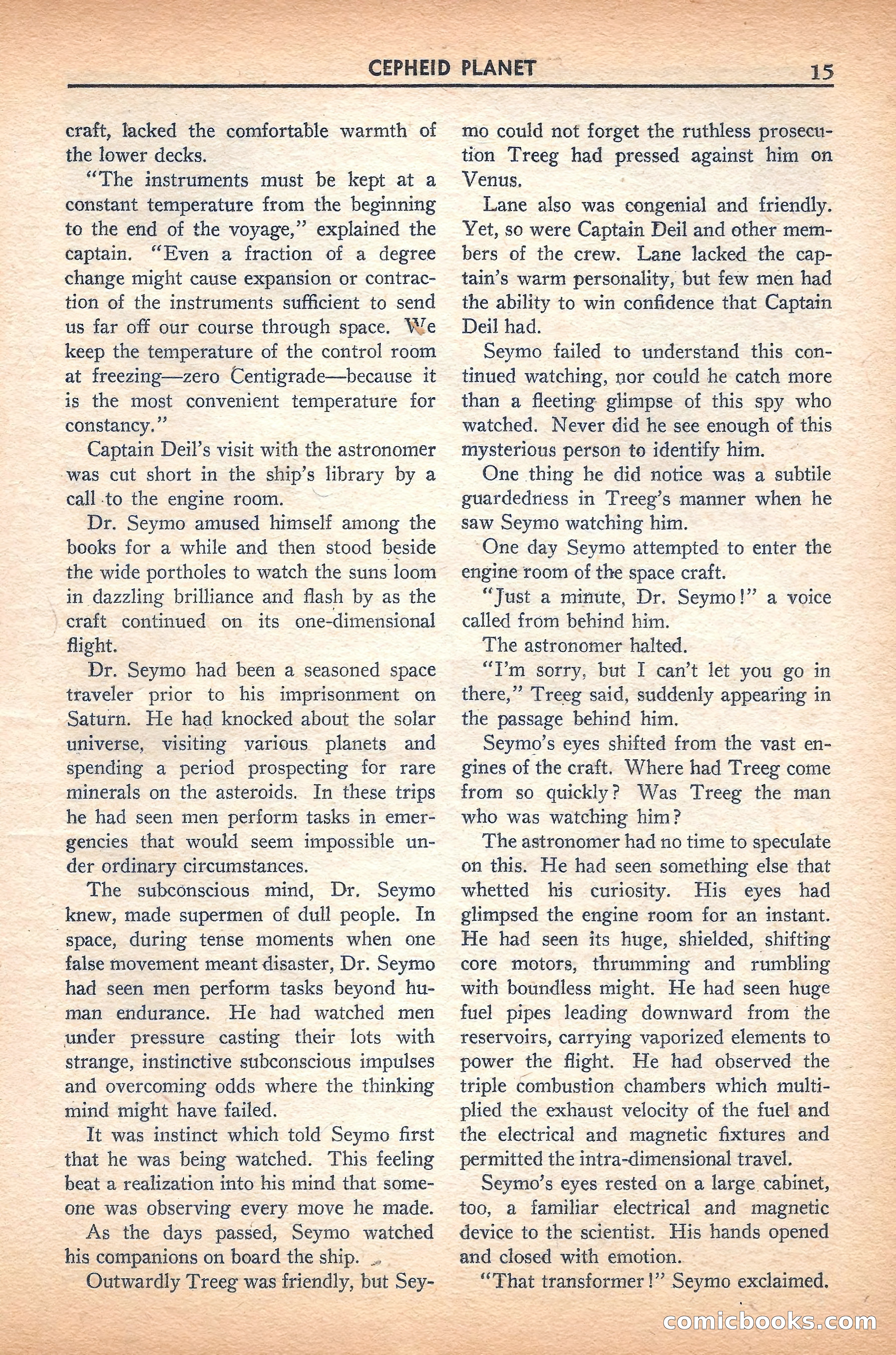Super Science Stories, November 1940 — page 17 of 132