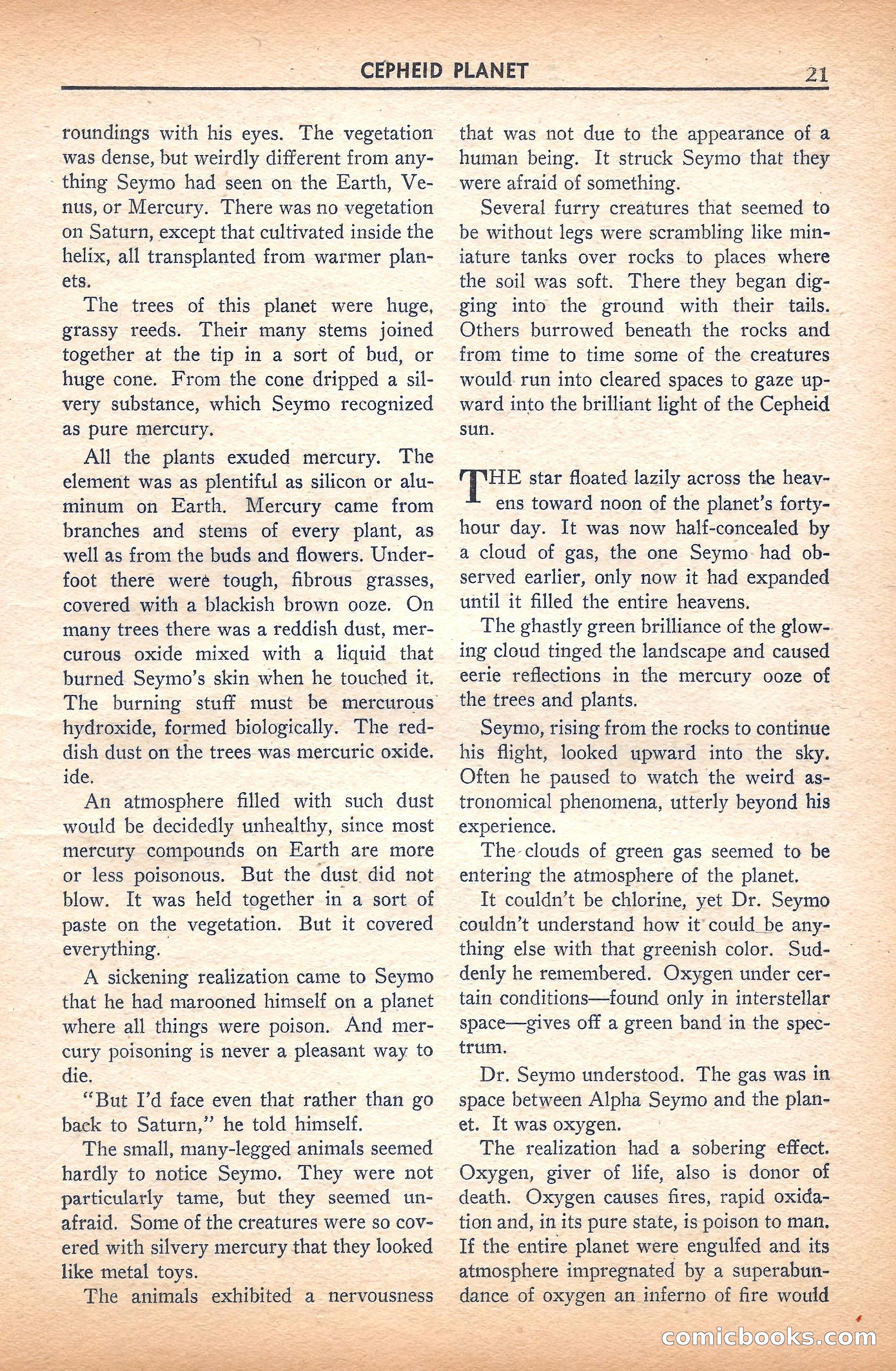 Super Science Stories, November 1940 — page 23 of 132
