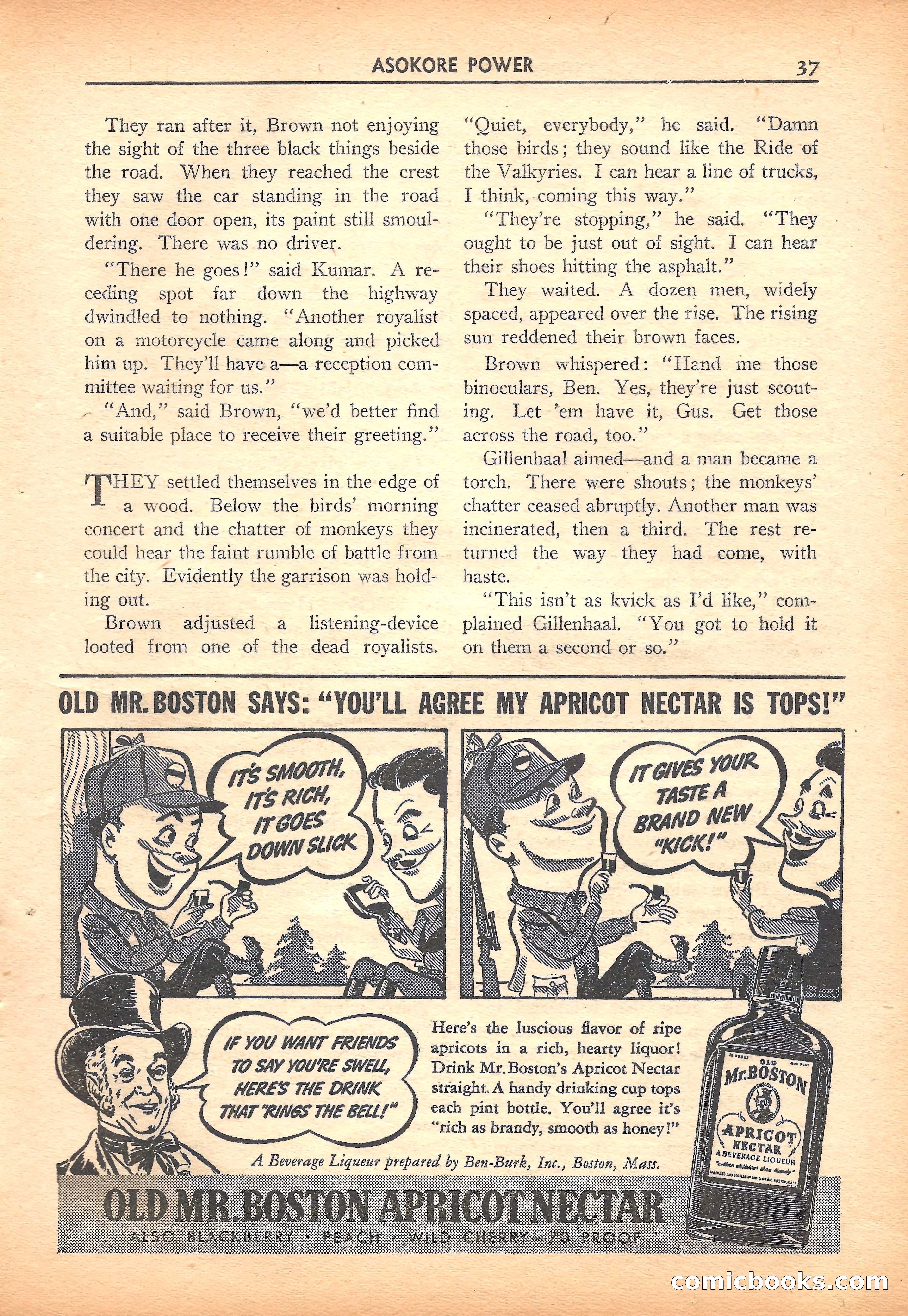 Super Science Stories, November 1940 — page 39 of 132