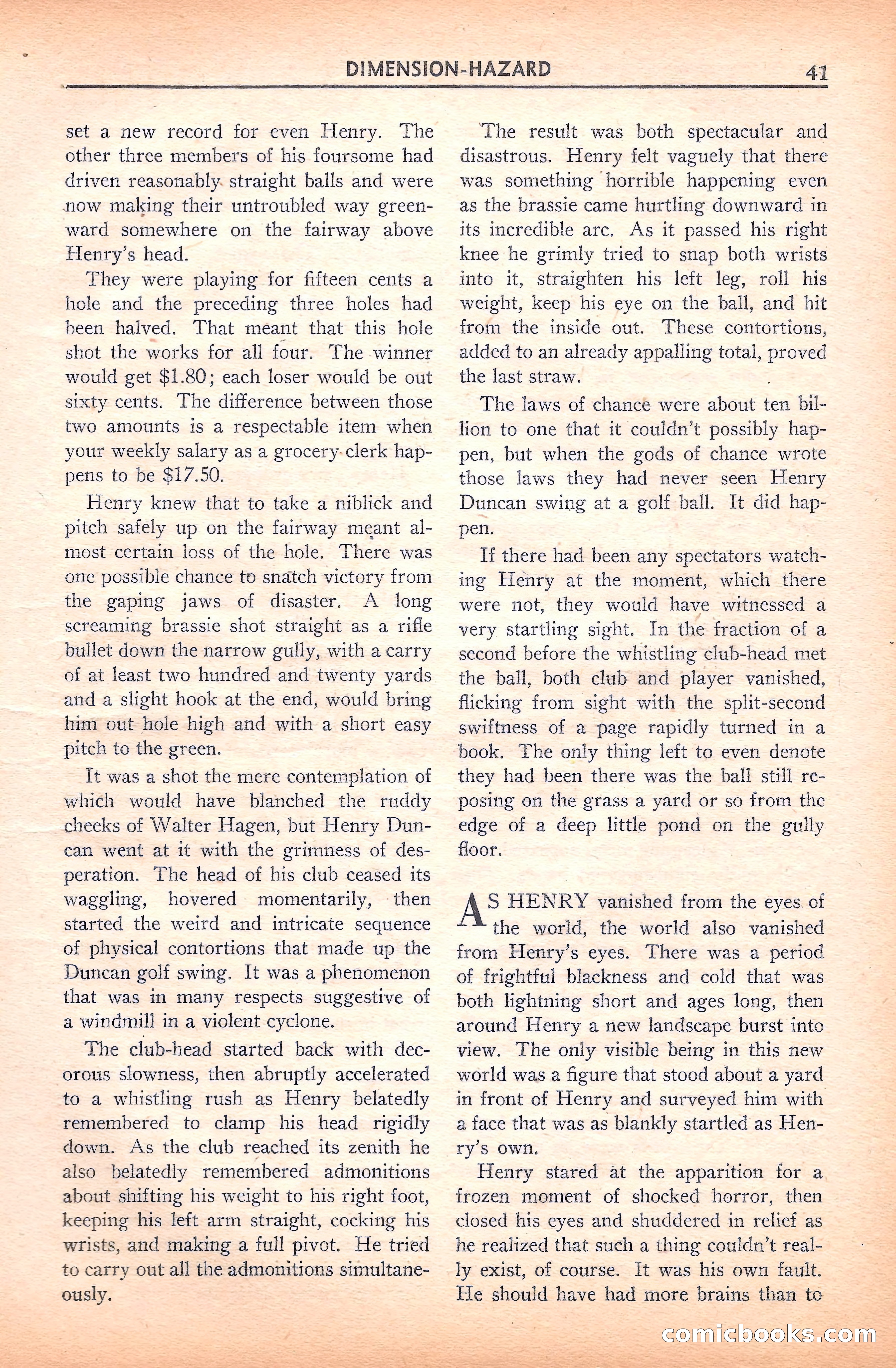 Super Science Stories, November 1940 — page 43 of 132