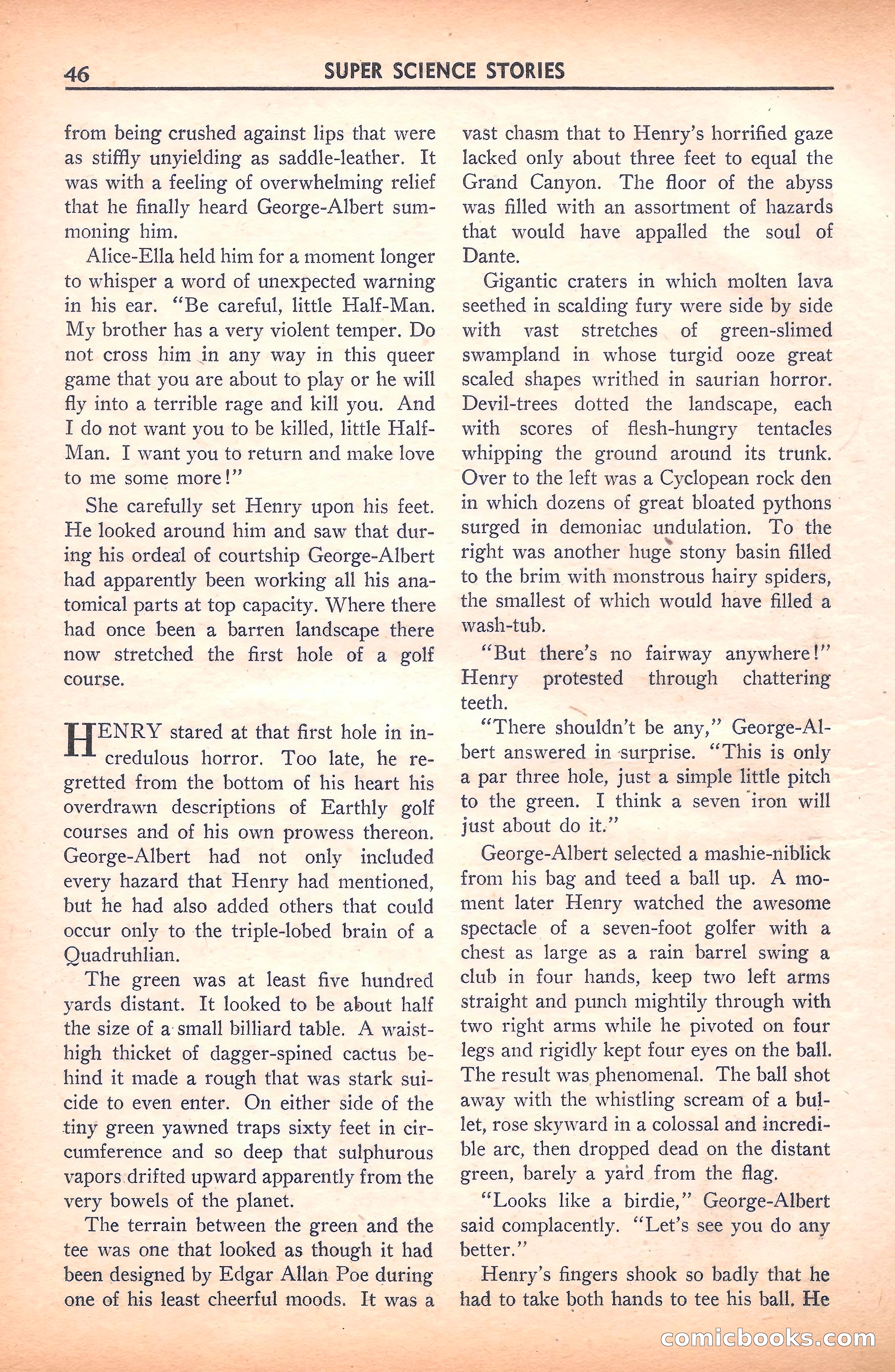 Super Science Stories, November 1940 — page 48 of 132