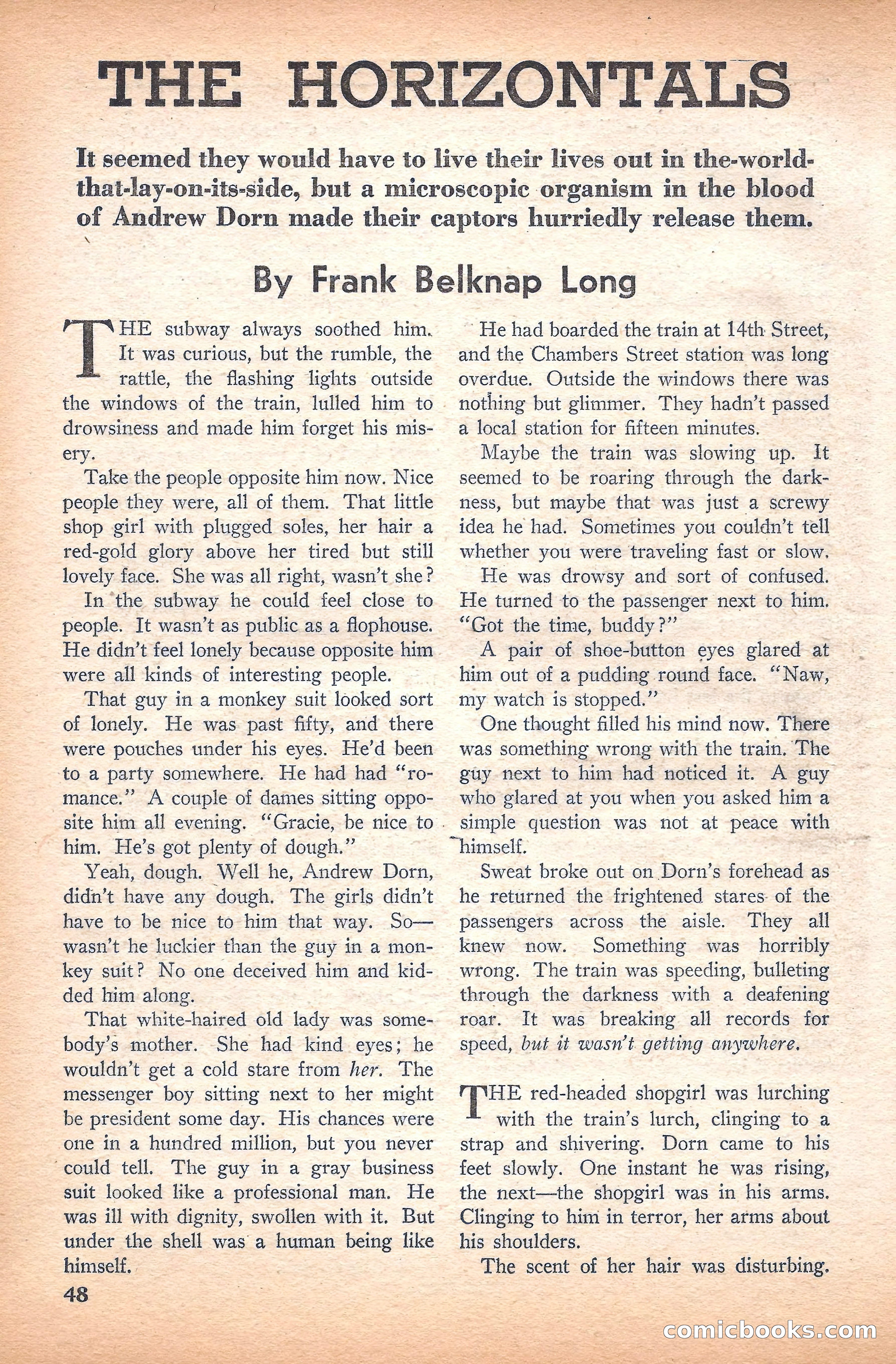 Super Science Stories, November 1940 — page 50 of 132