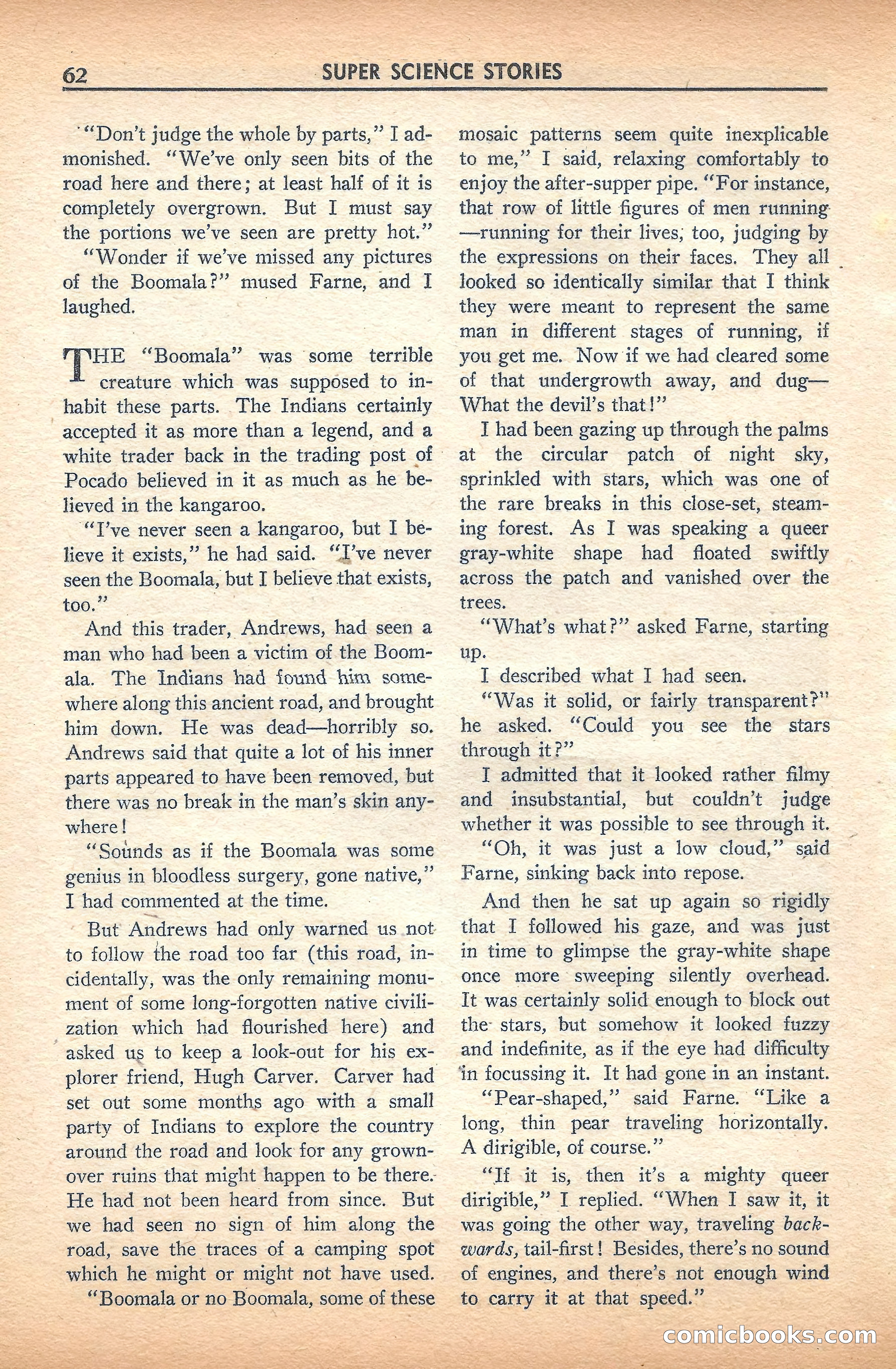 Super Science Stories, November 1940 — page 64 of 132