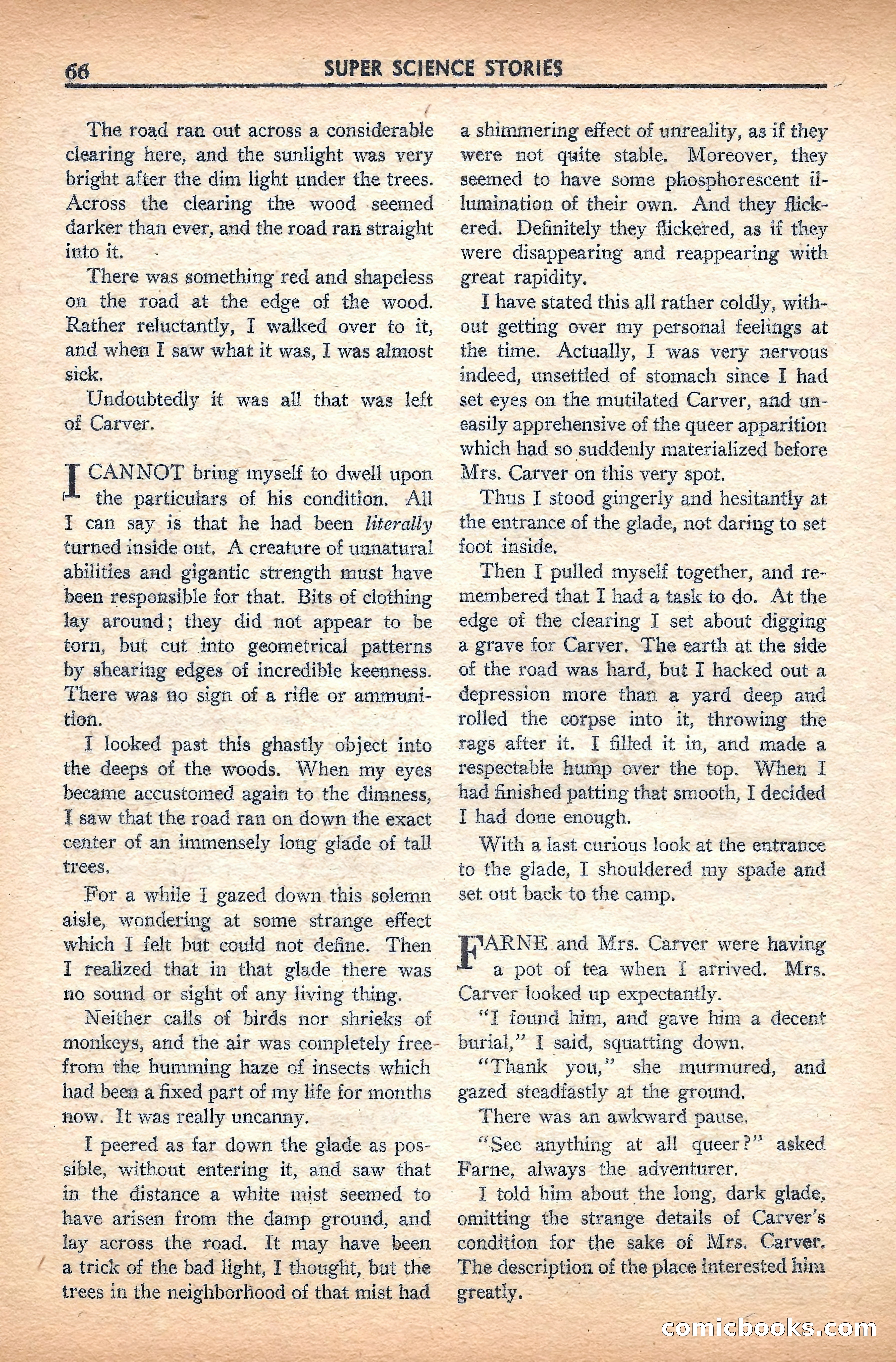 Super Science Stories, November 1940 — page 68 of 132