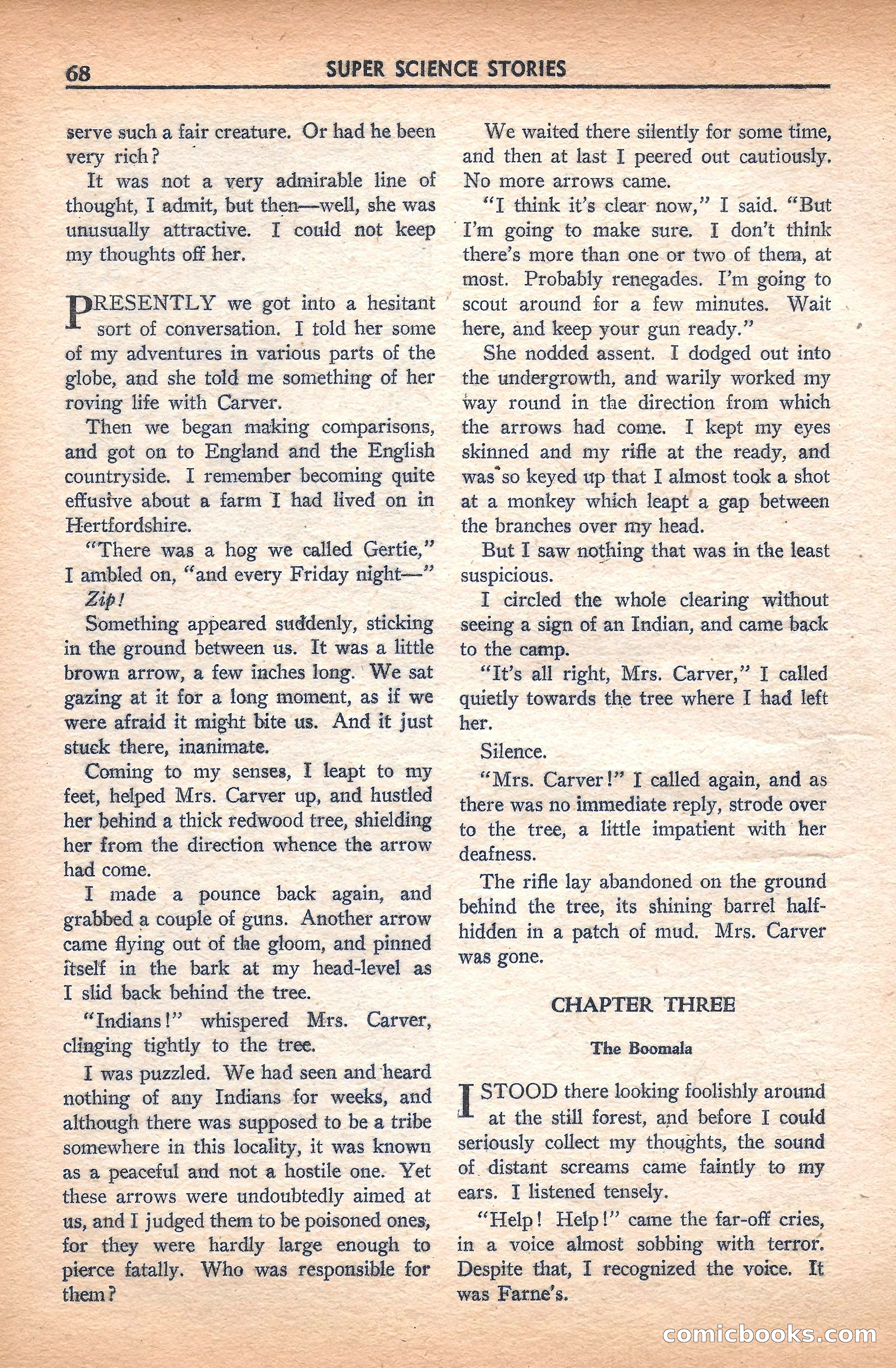 Super Science Stories, November 1940 — page 70 of 132