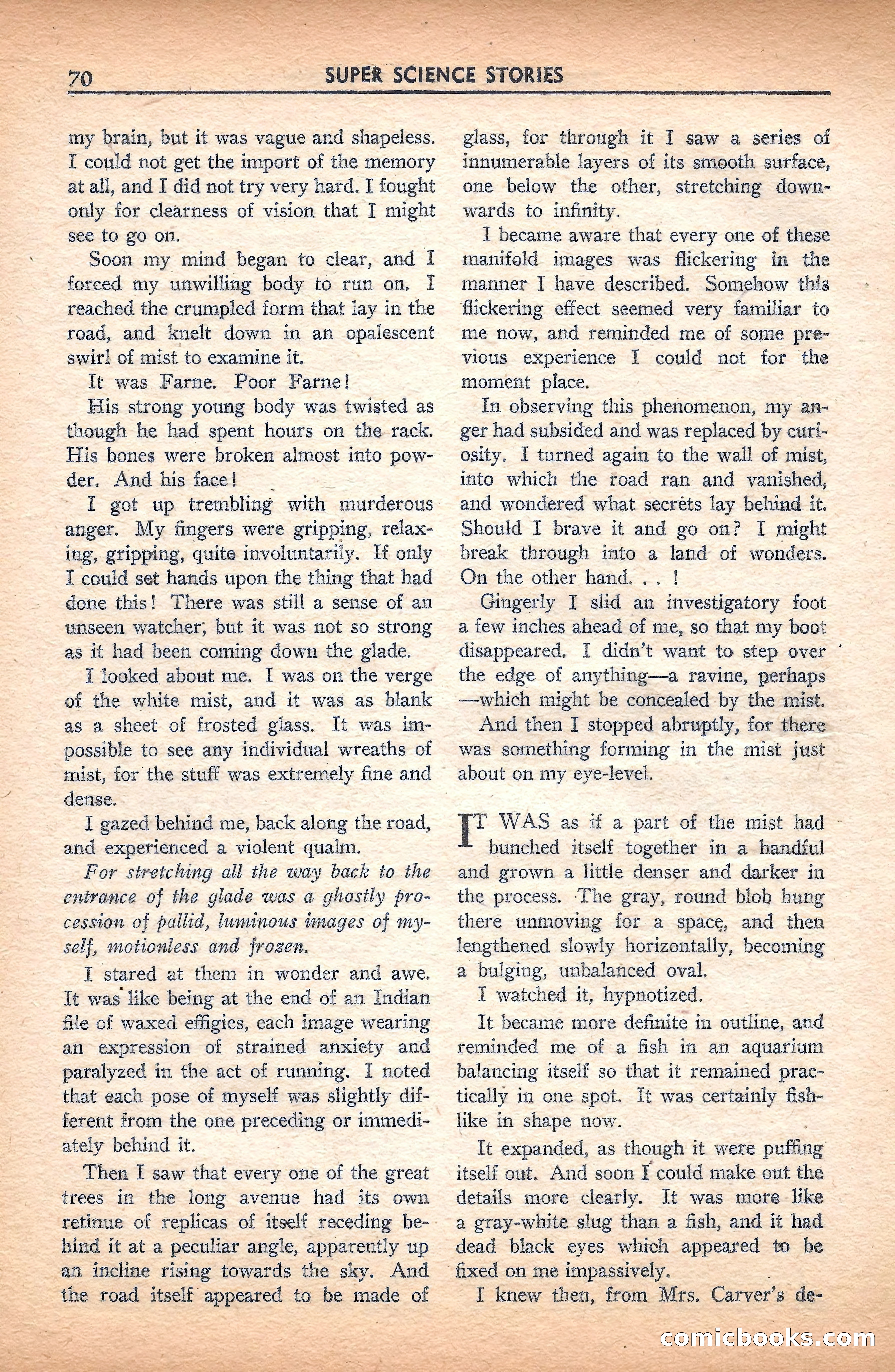 Super Science Stories, November 1940 — page 72 of 132
