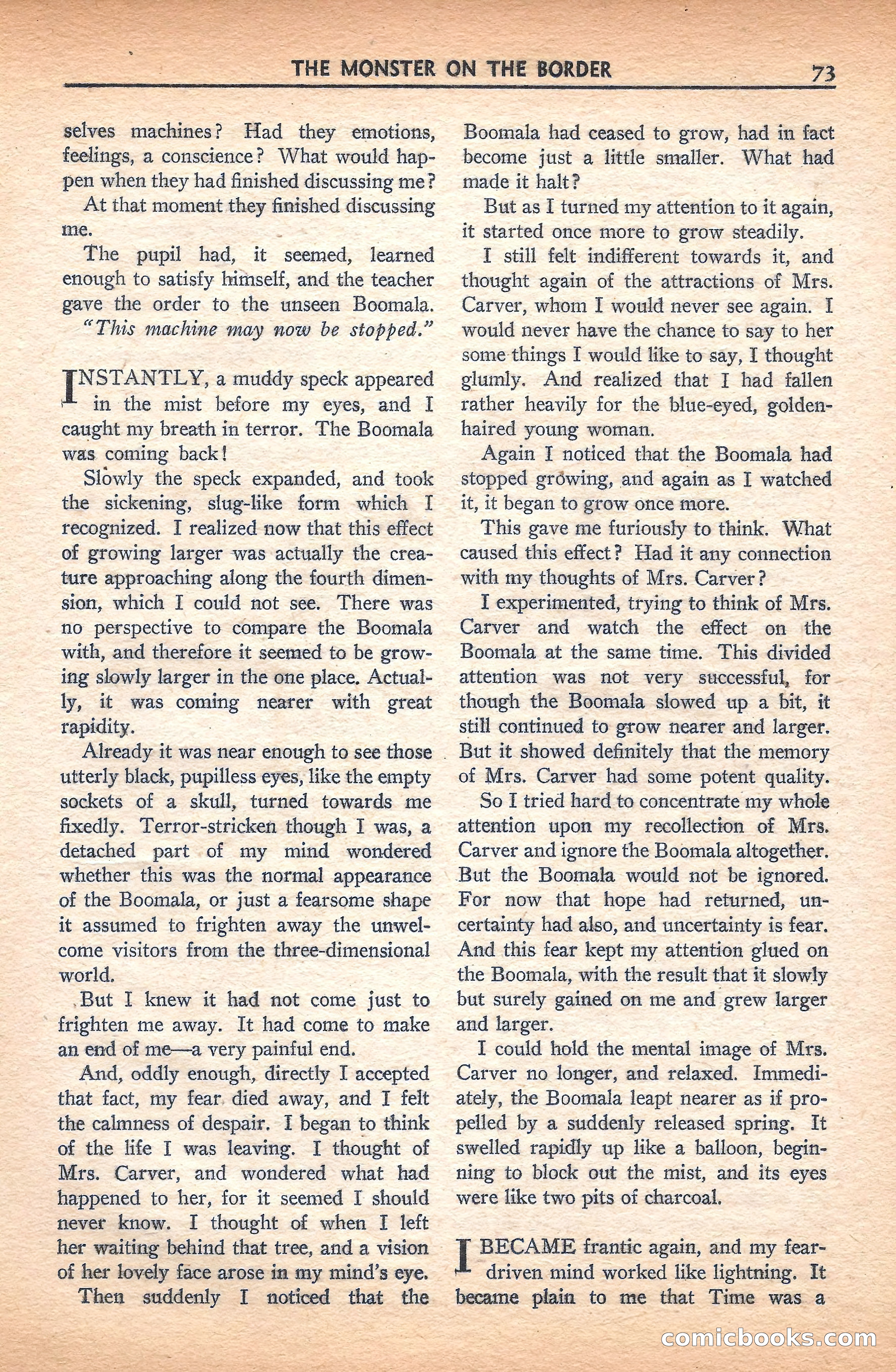 Super Science Stories, November 1940 — page 75 of 132