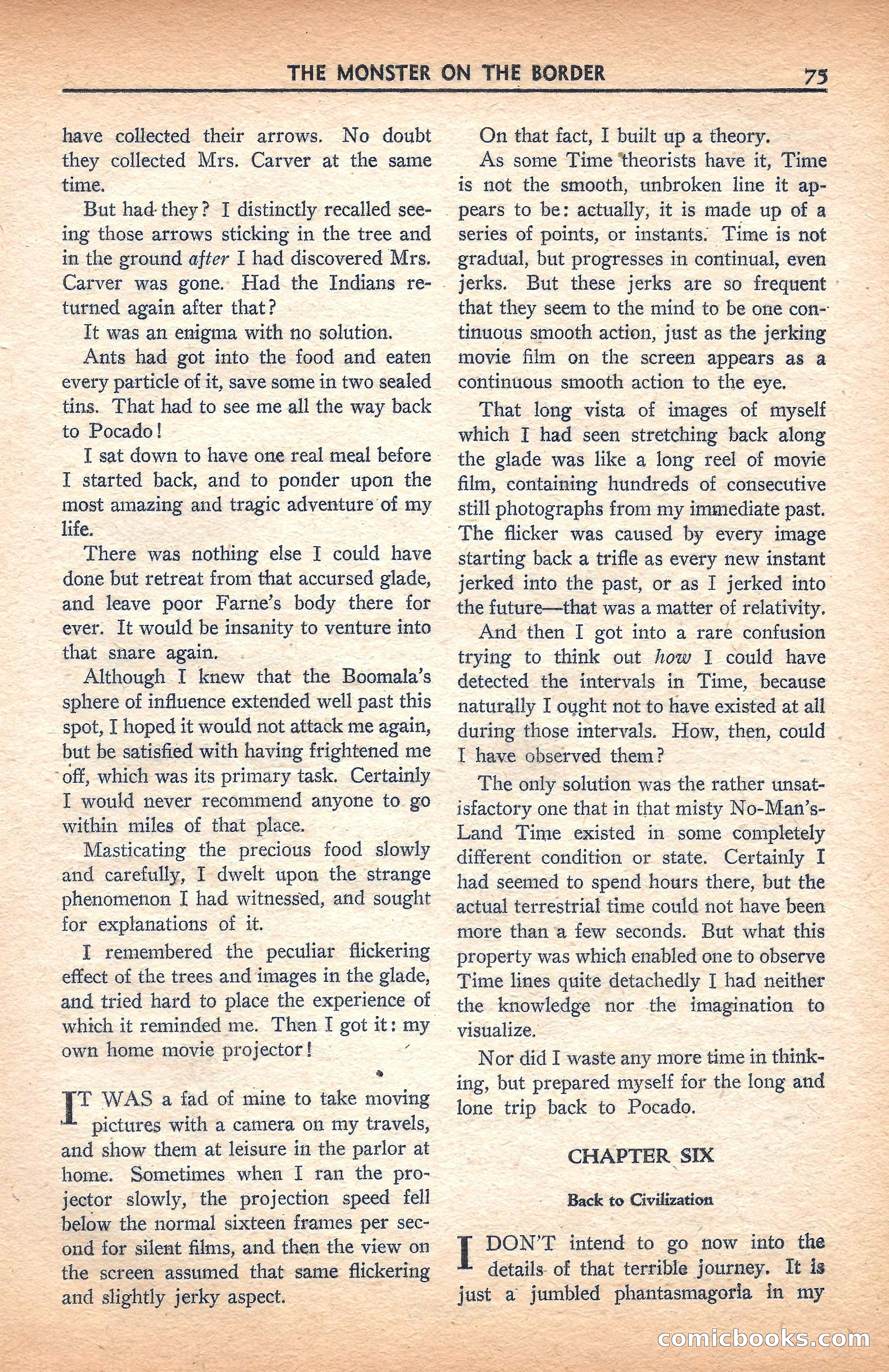 Super Science Stories, November 1940 — page 77 of 132