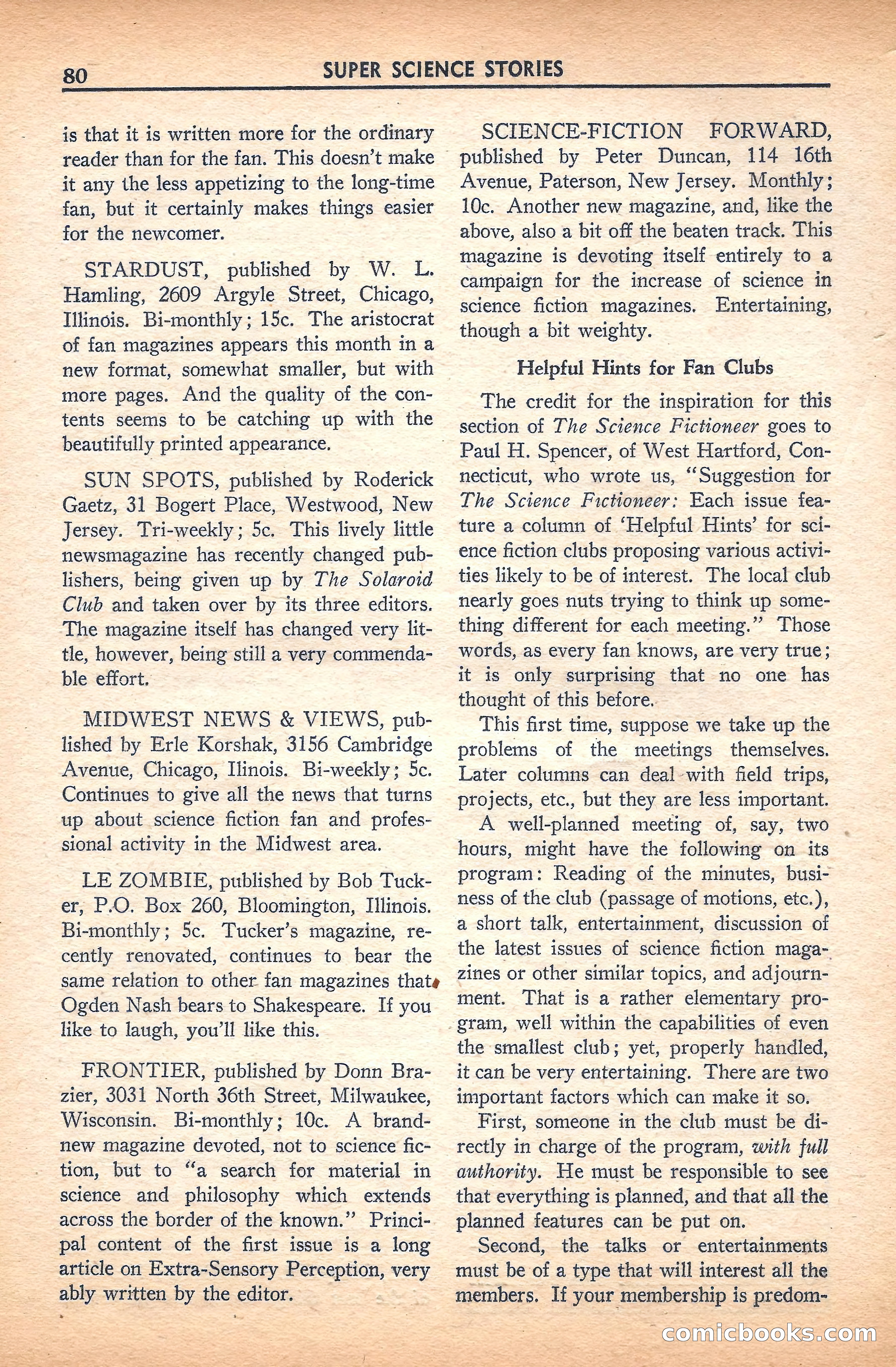 Super Science Stories, November 1940 — page 82 of 132