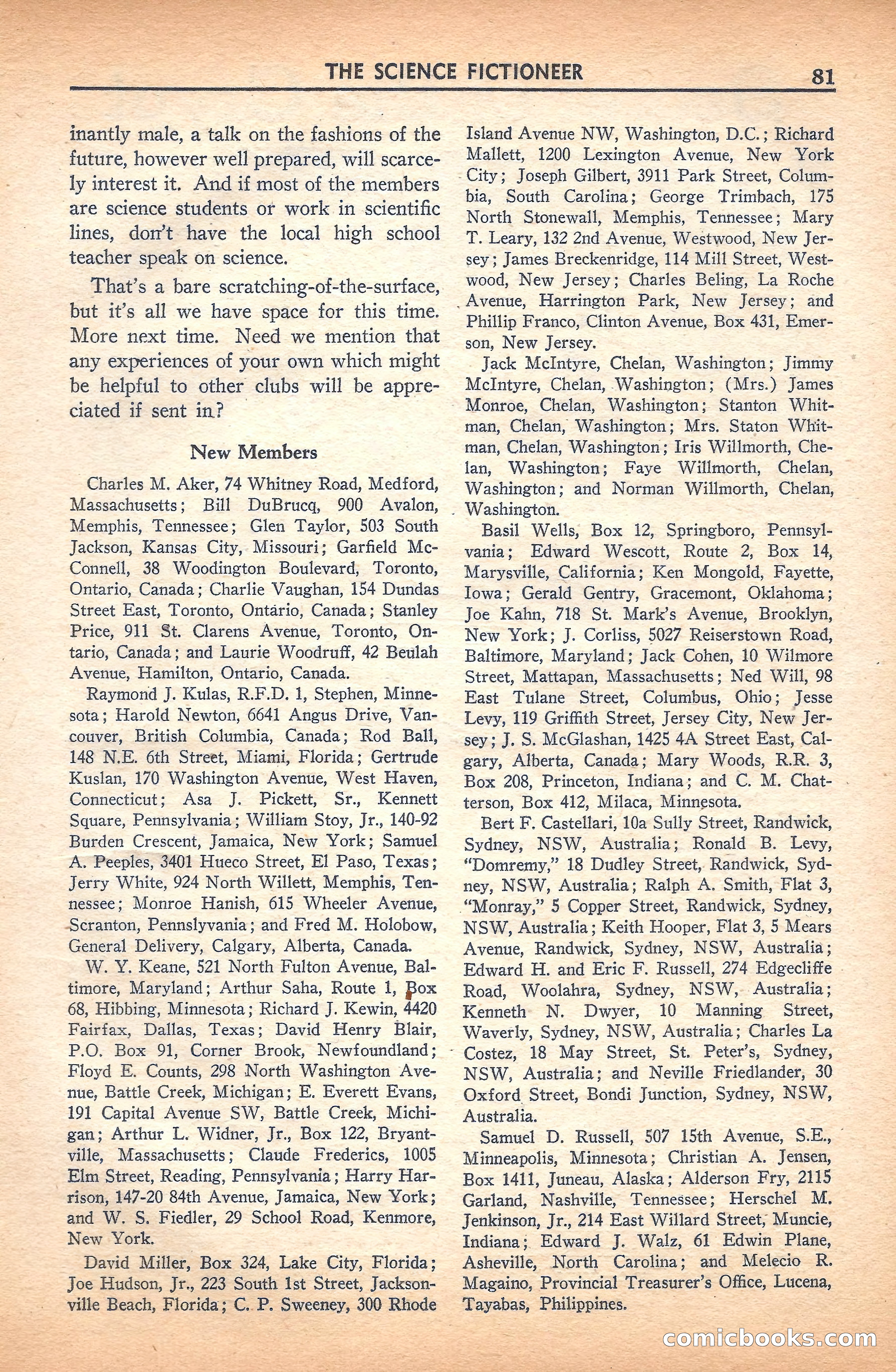 Super Science Stories, November 1940 — page 83 of 132