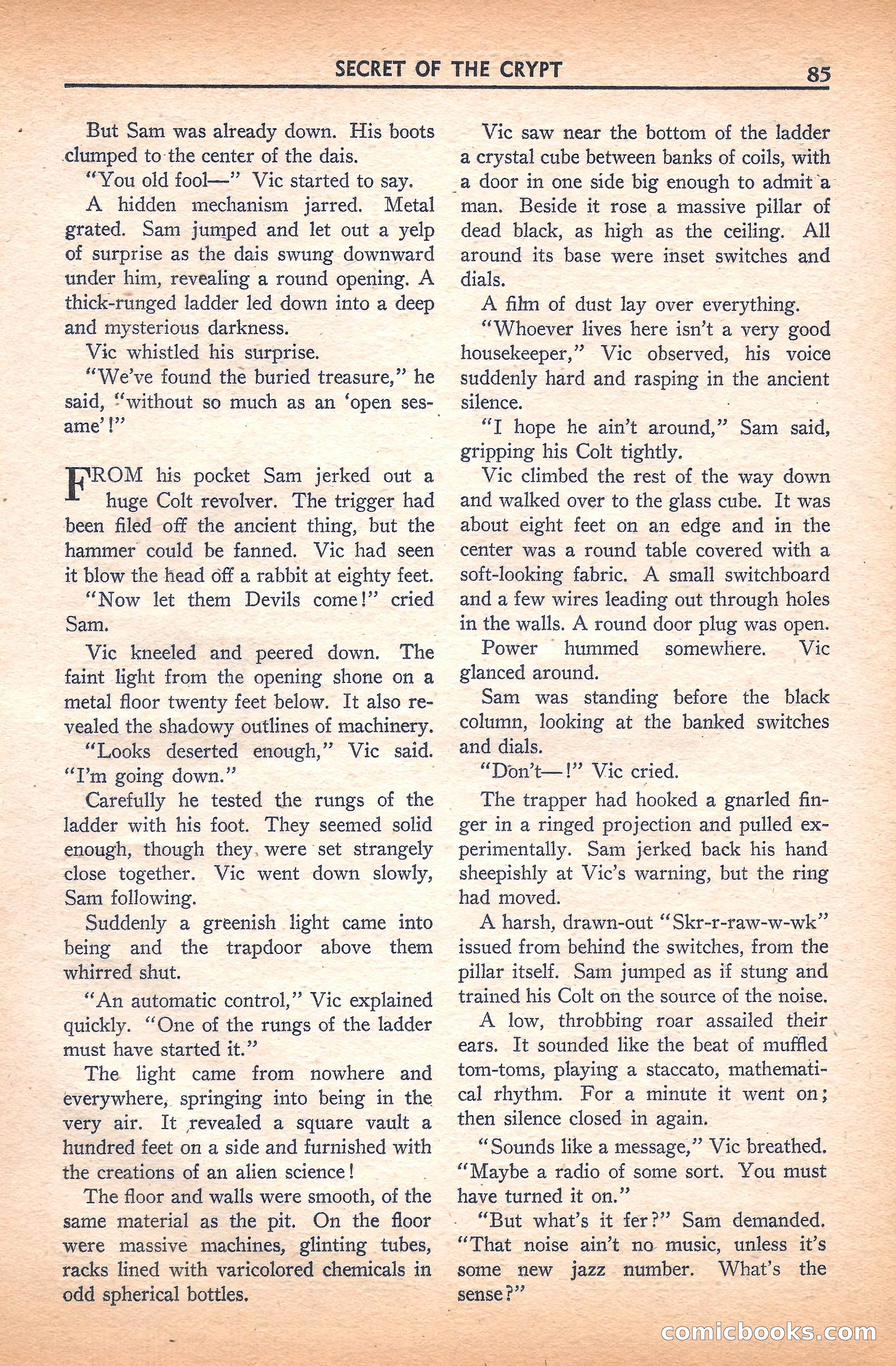 Super Science Stories, November 1940 — page 87 of 132