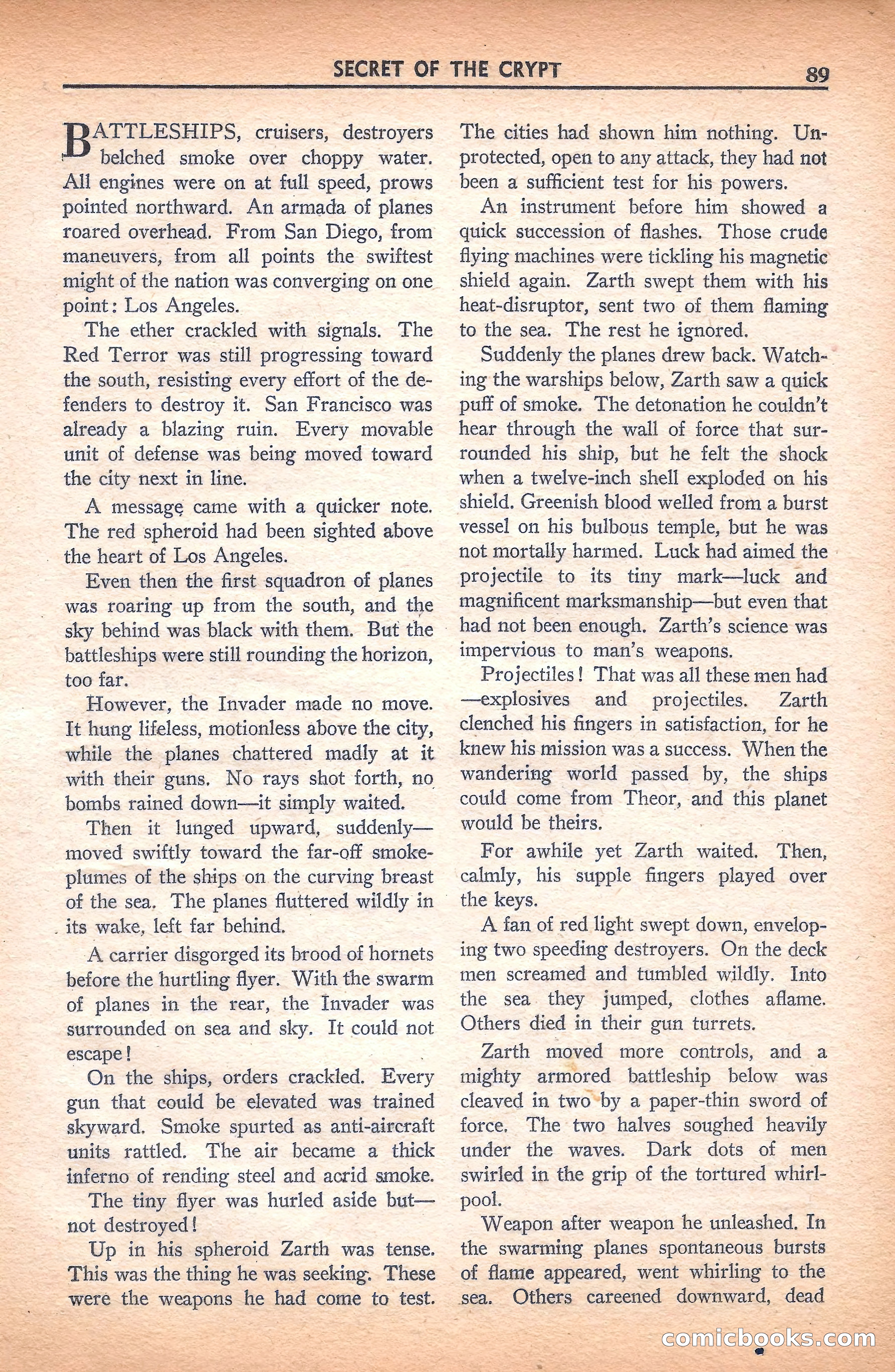 Super Science Stories, November 1940 — page 91 of 132