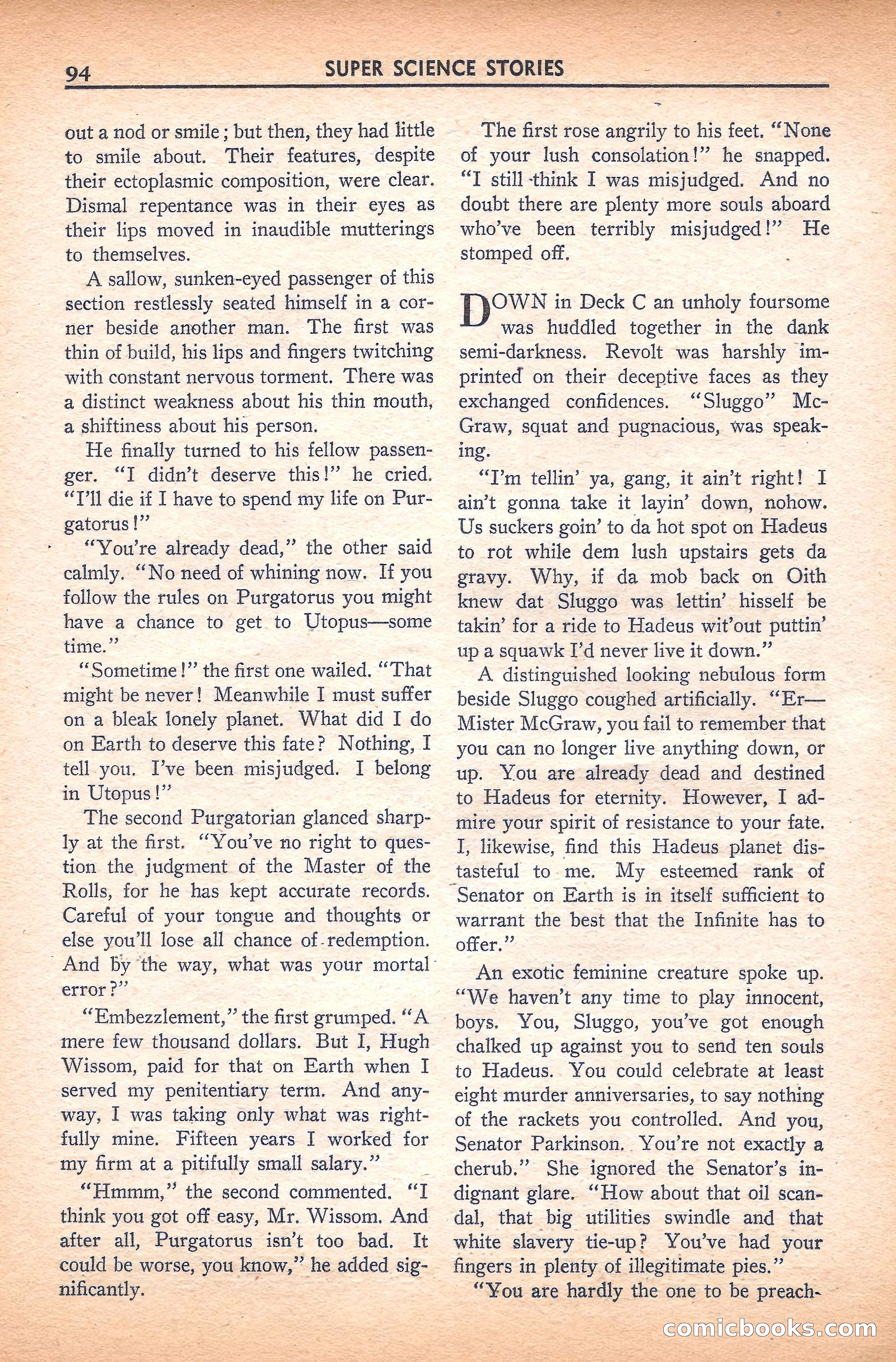 Super Science Stories, November 1940 — page 96 of 132