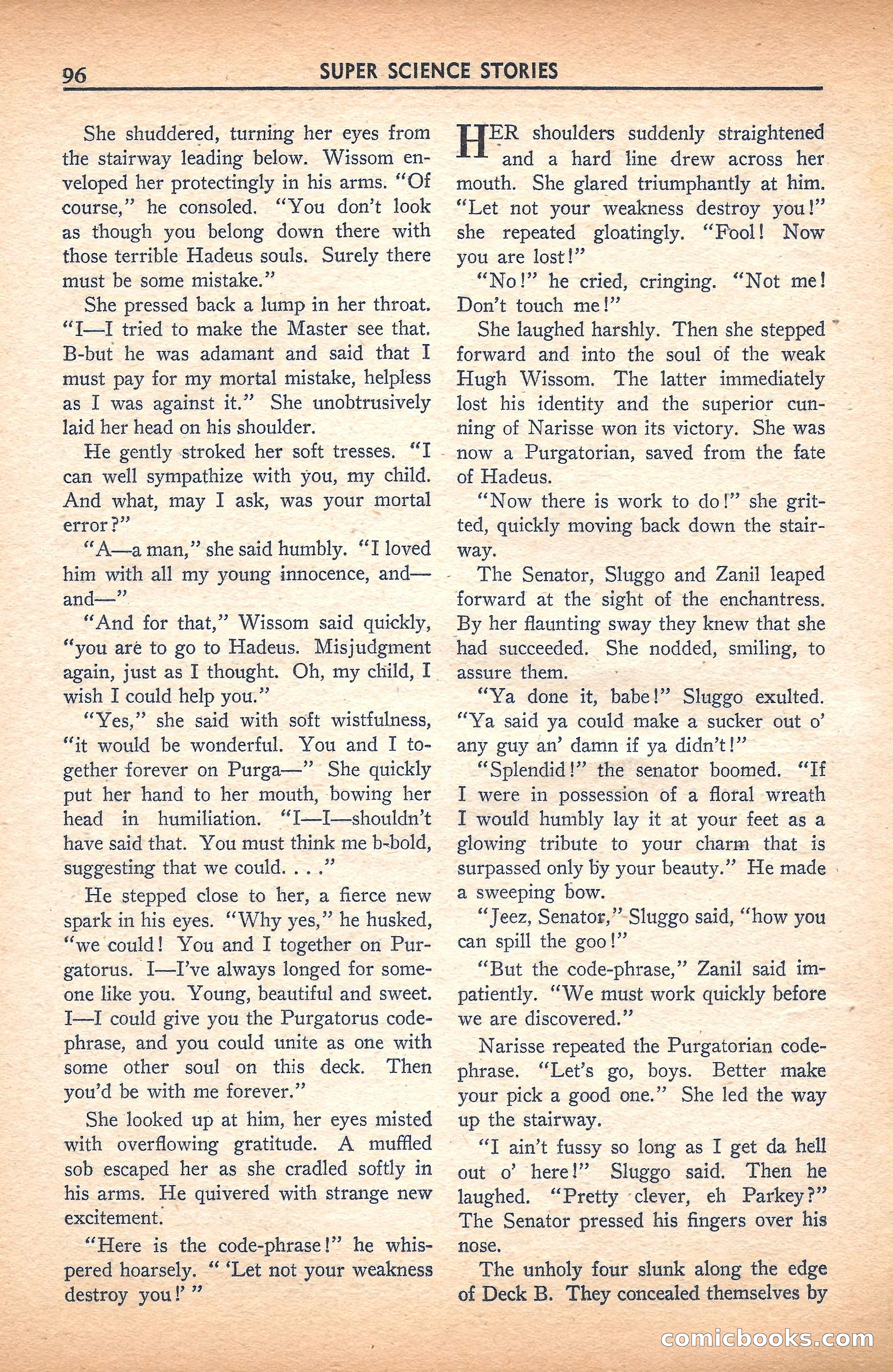 Super Science Stories, November 1940 — page 98 of 132