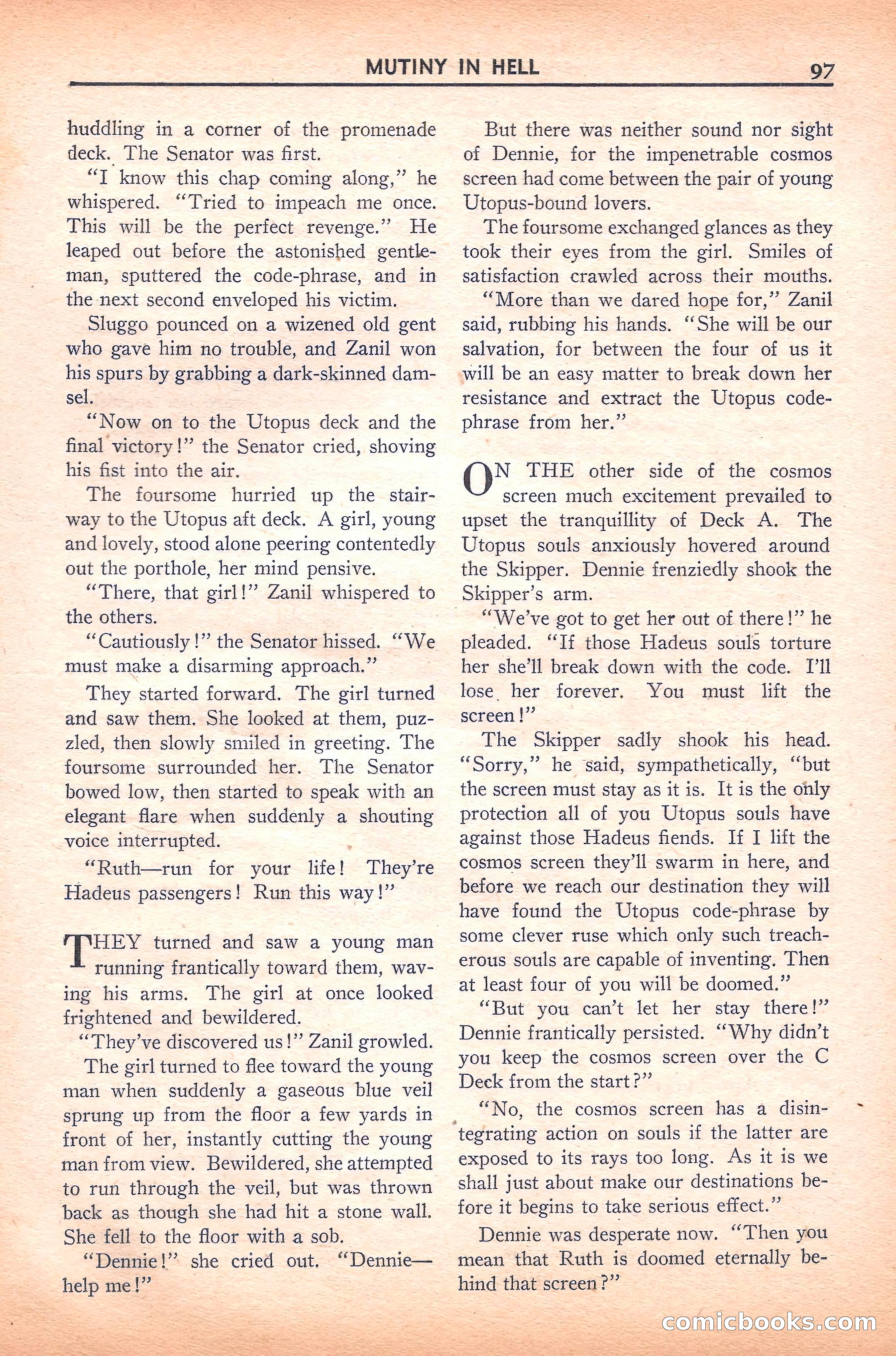 Super Science Stories, November 1940 — page 99 of 132