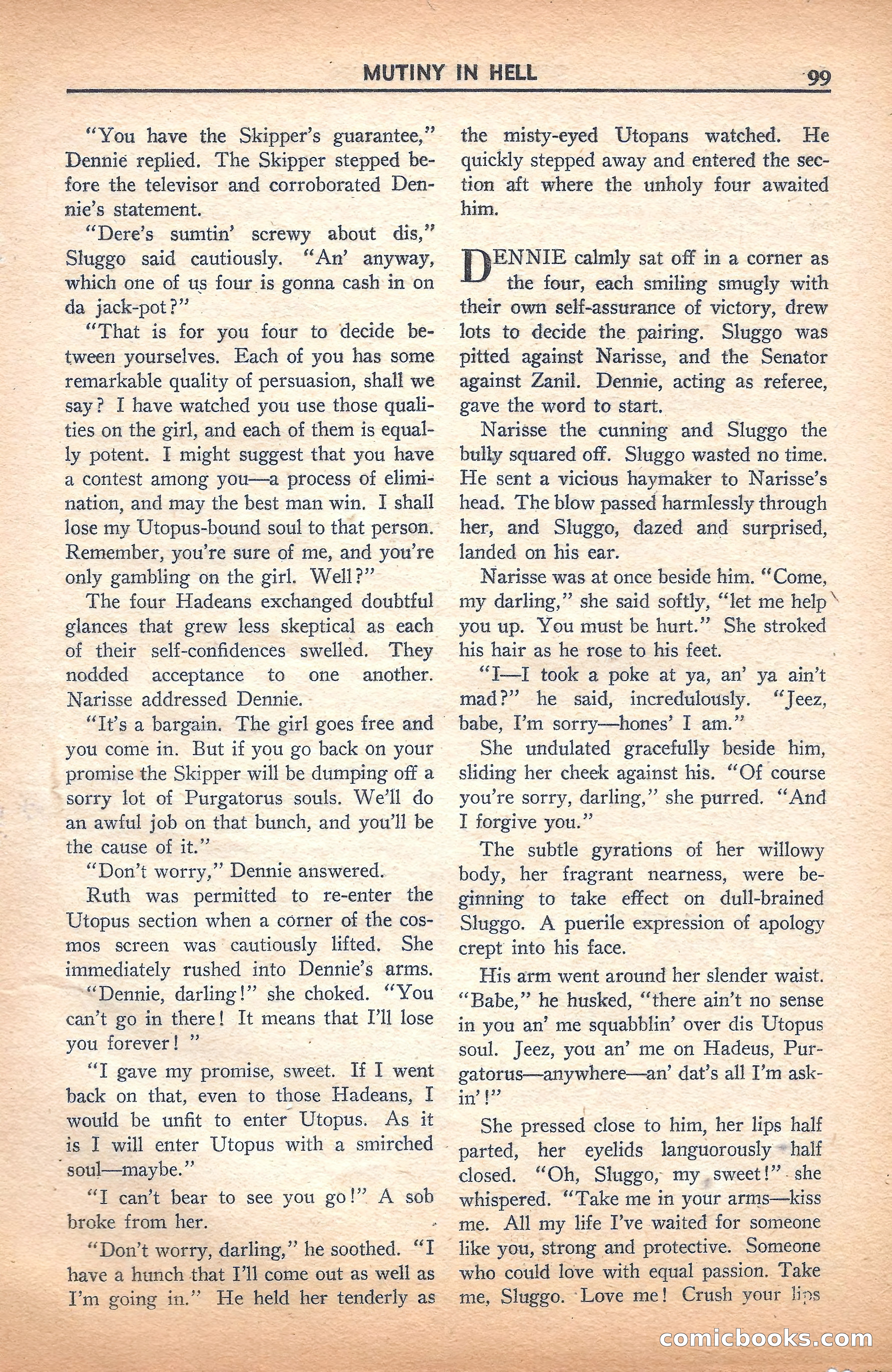 Super Science Stories, November 1940 — page 101 of 132