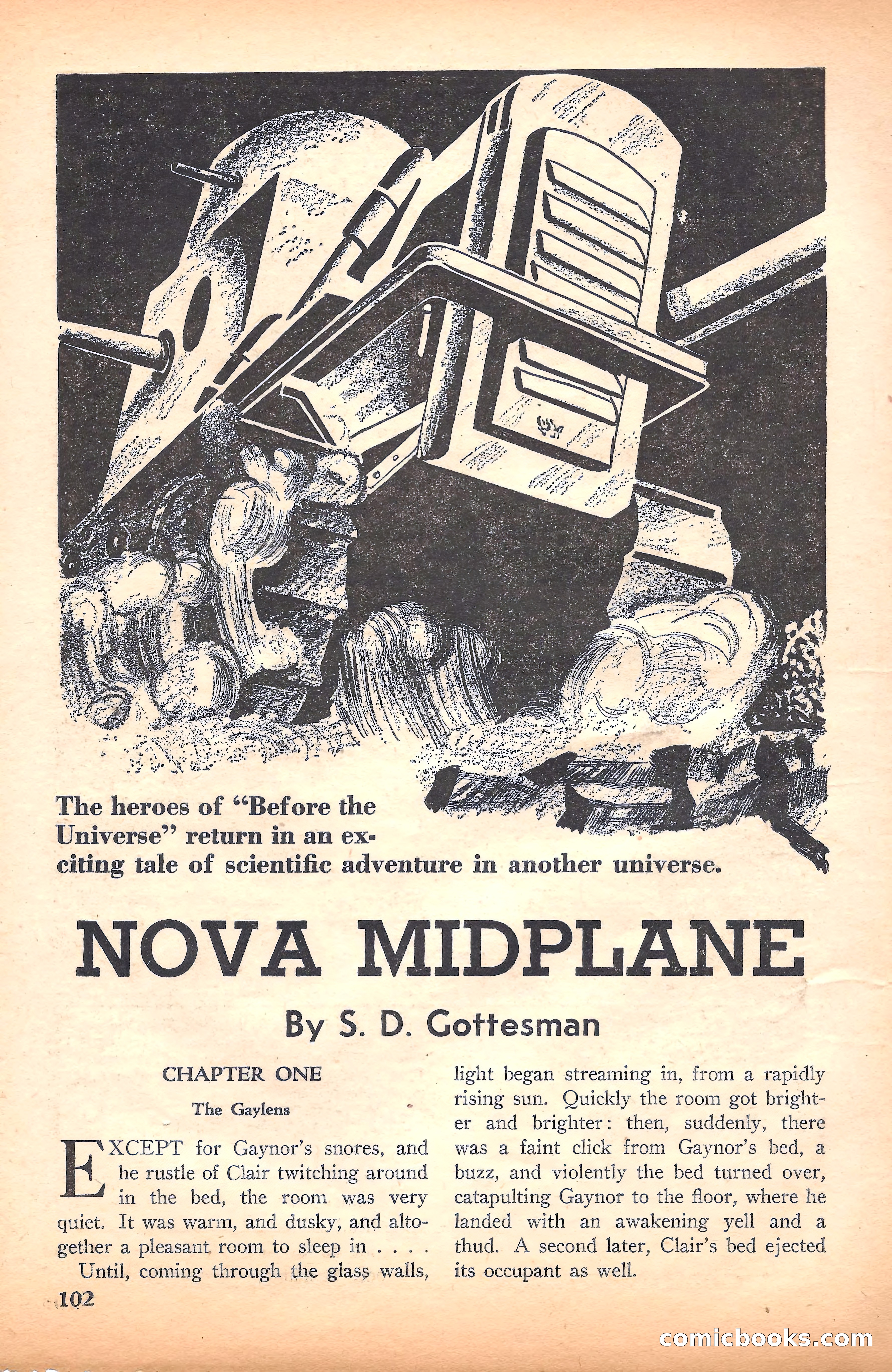 Super Science Stories, November 1940 — page 104 of 132