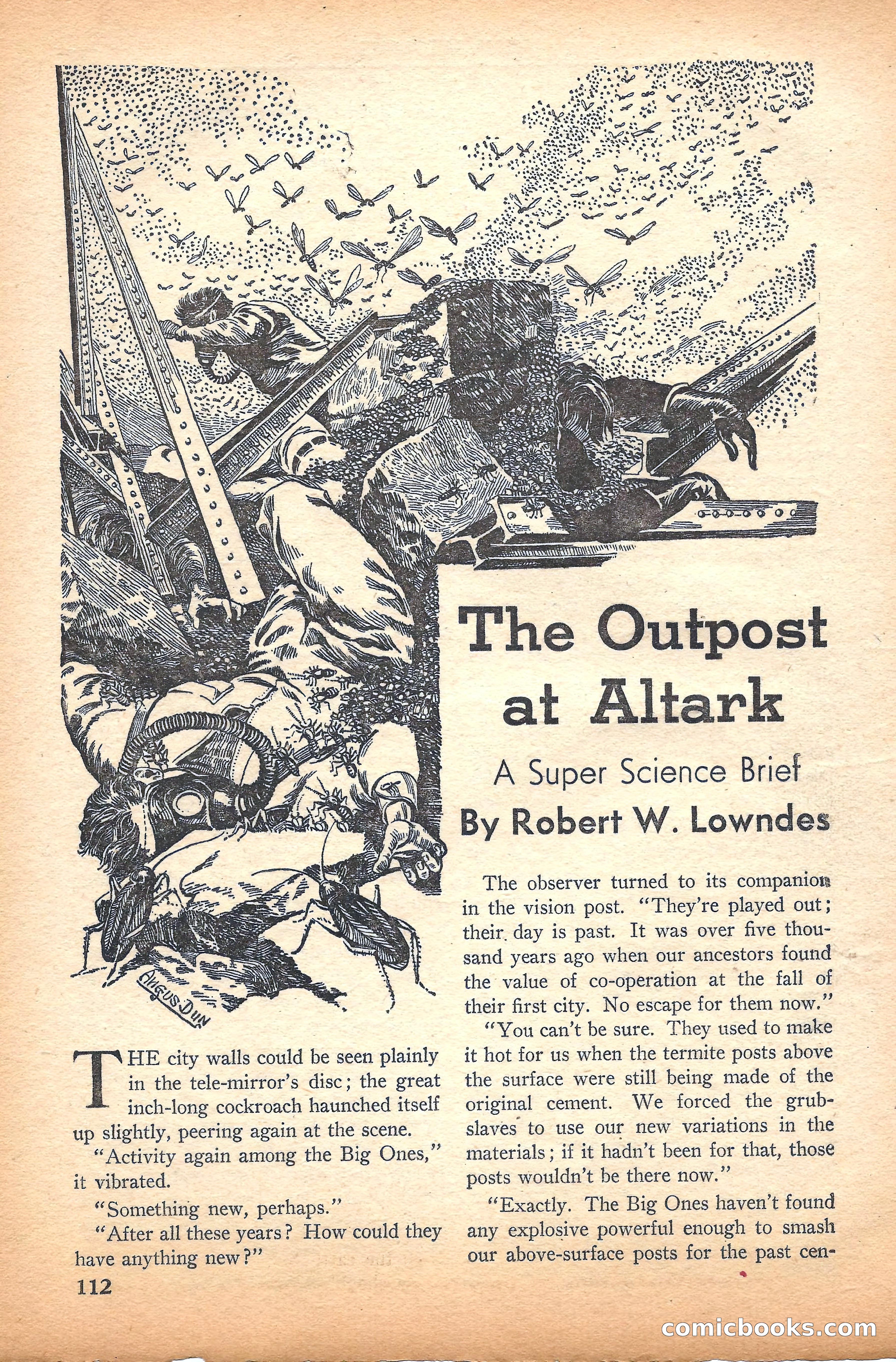 Super Science Stories, November 1940 — page 114 of 132