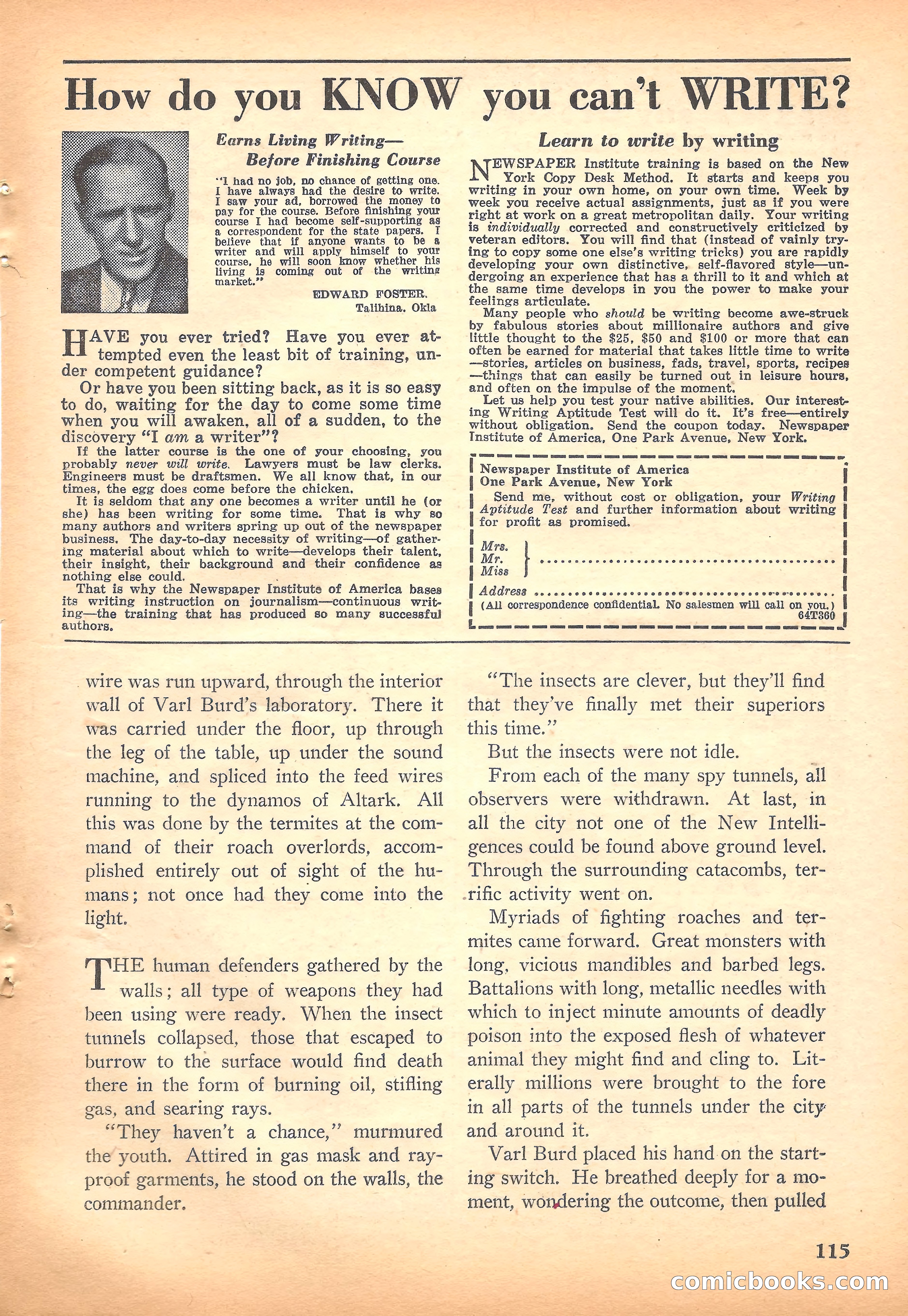 Super Science Stories, November 1940 — page 117 of 132