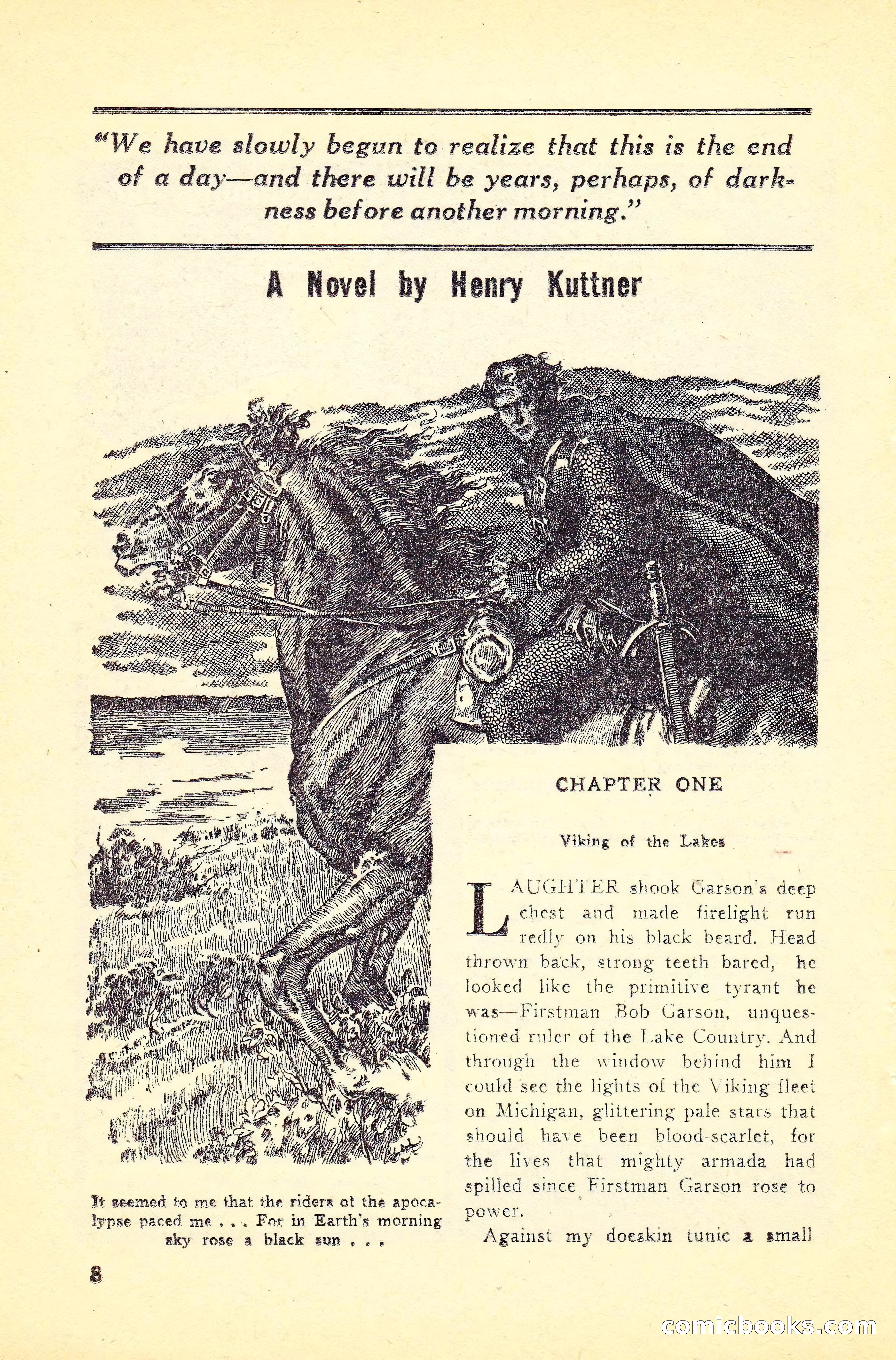 Super Science Stories, Vol. 5, No. 1 — page 9 of 132