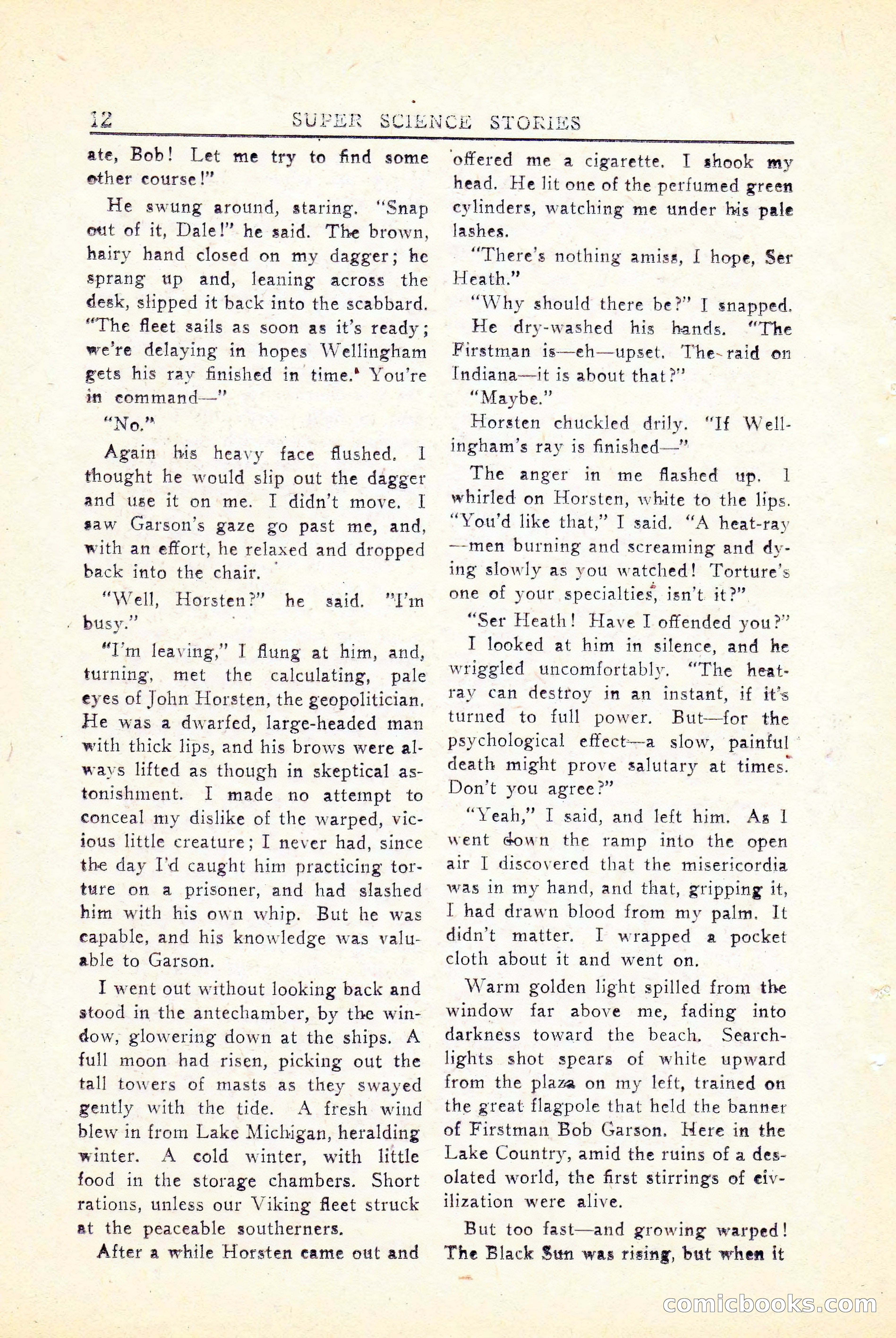 Super Science Stories, Vol. 5, No. 1 — page 13 of 132