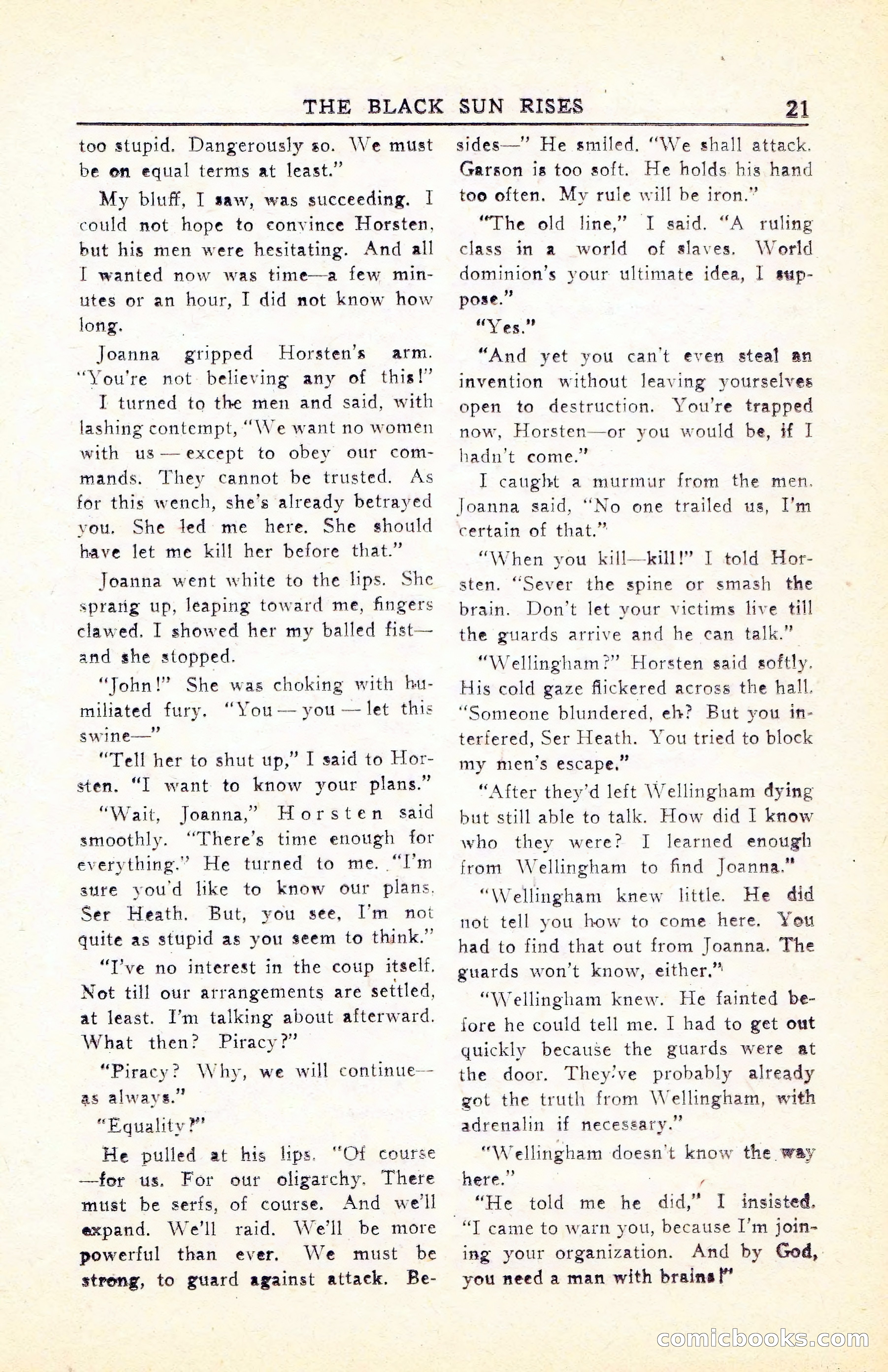 Super Science Stories, Vol. 5, No. 1 — page 22 of 132