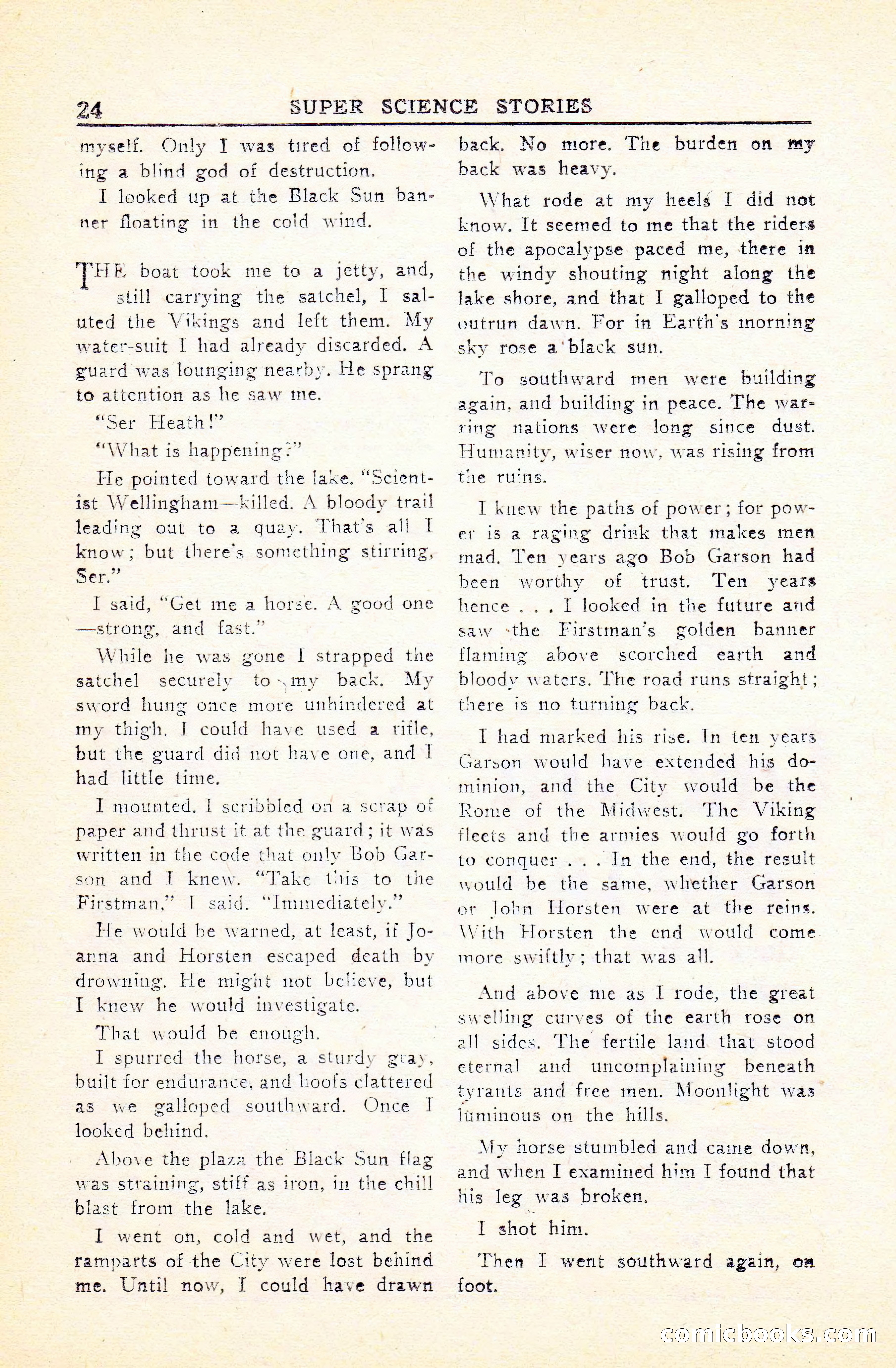 Super Science Stories, Vol. 5, No. 1 — page 25 of 132