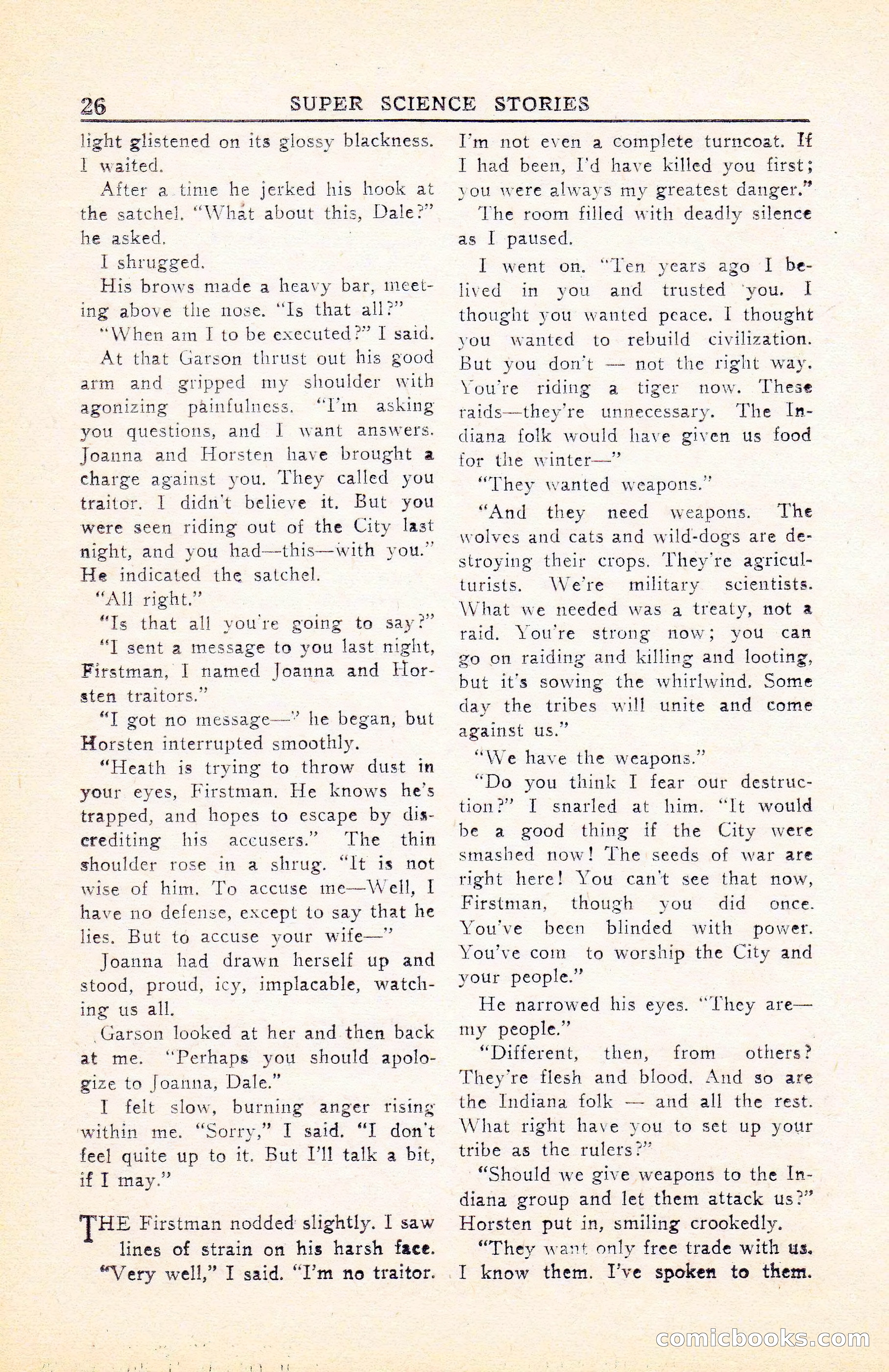 Super Science Stories, Vol. 5, No. 1 — page 27 of 132