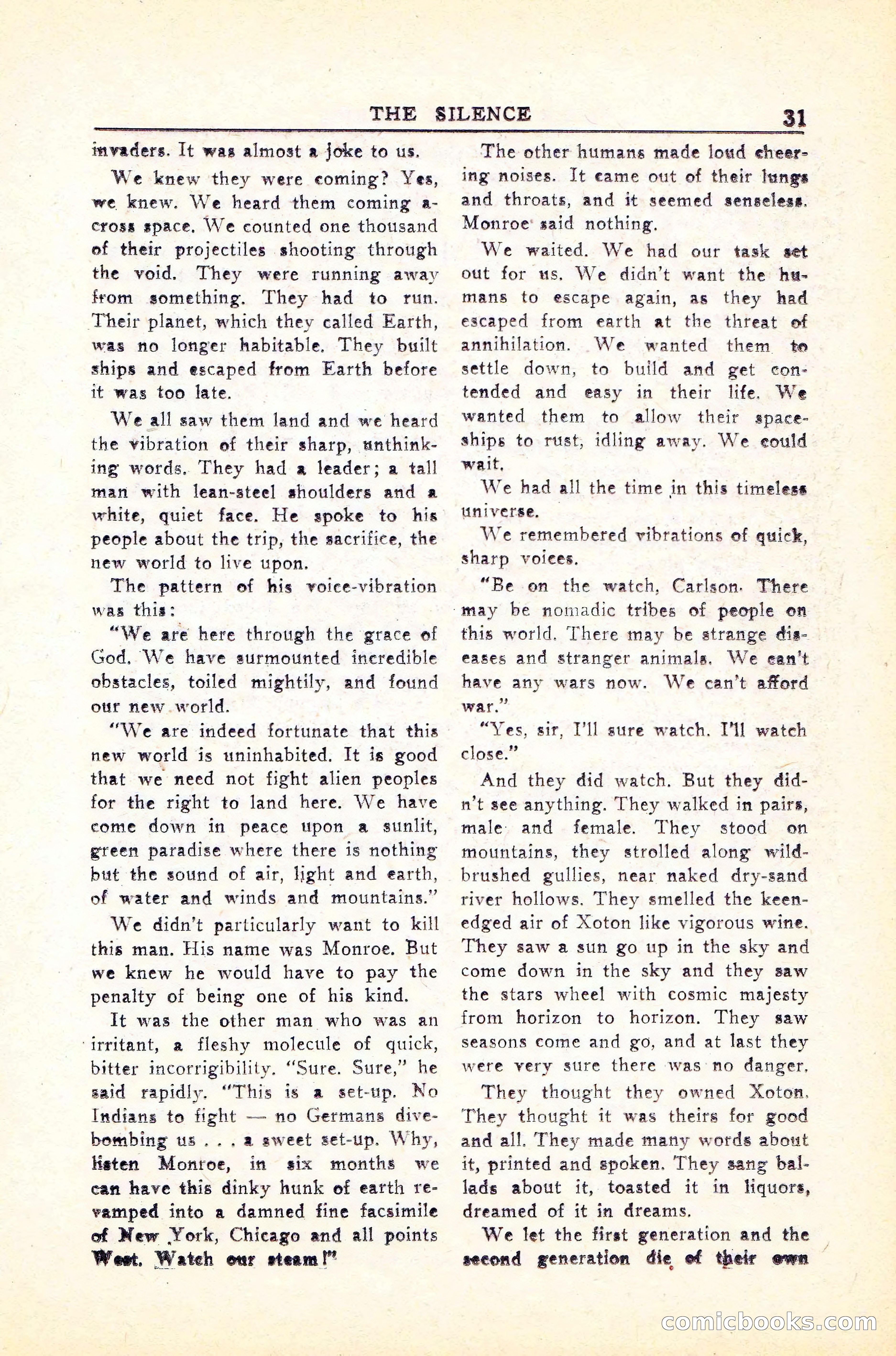 Super Science Stories, Vol. 5, No. 1 — page 32 of 132