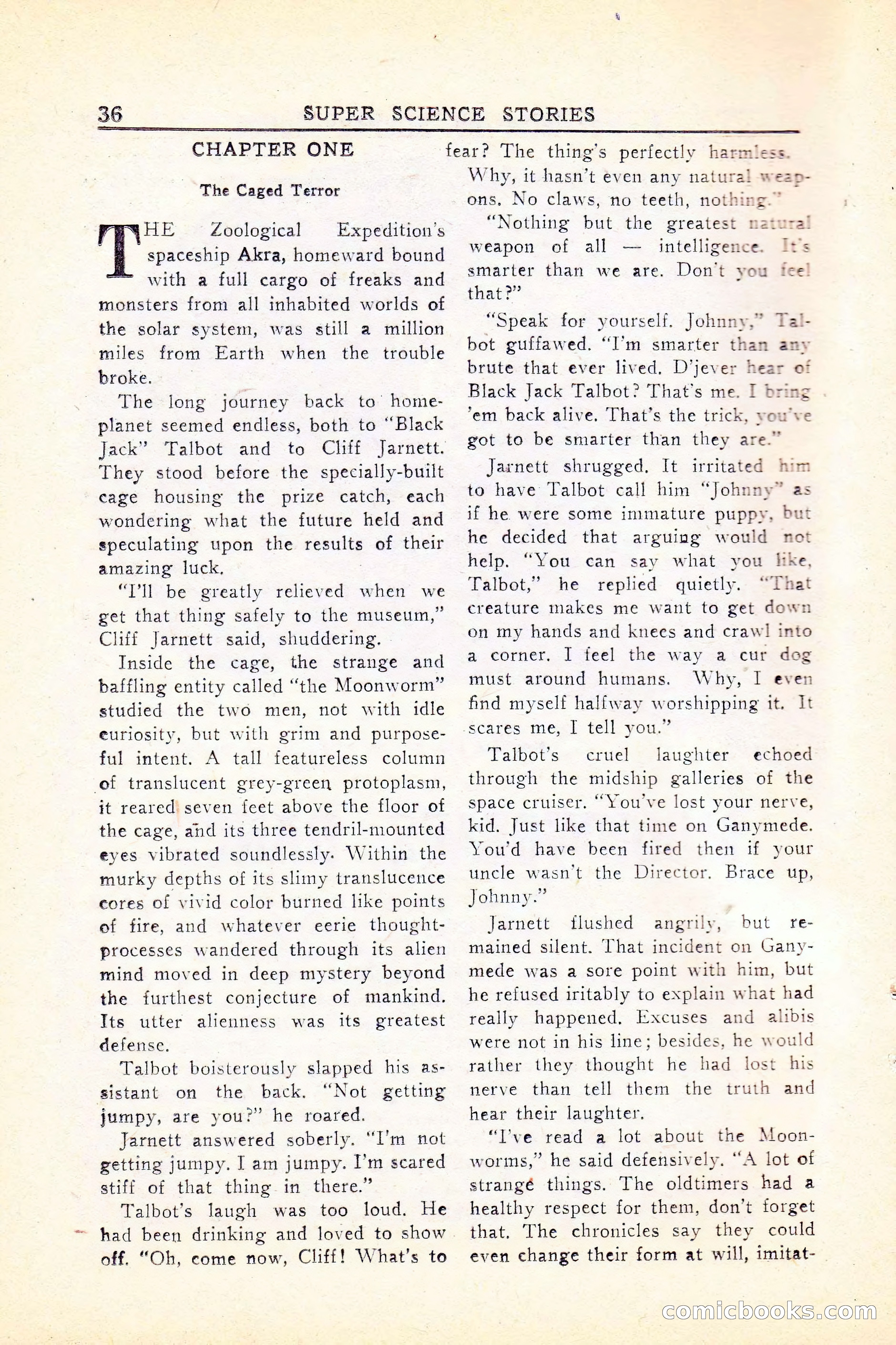 Super Science Stories, Vol. 5, No. 1 — page 37 of 132