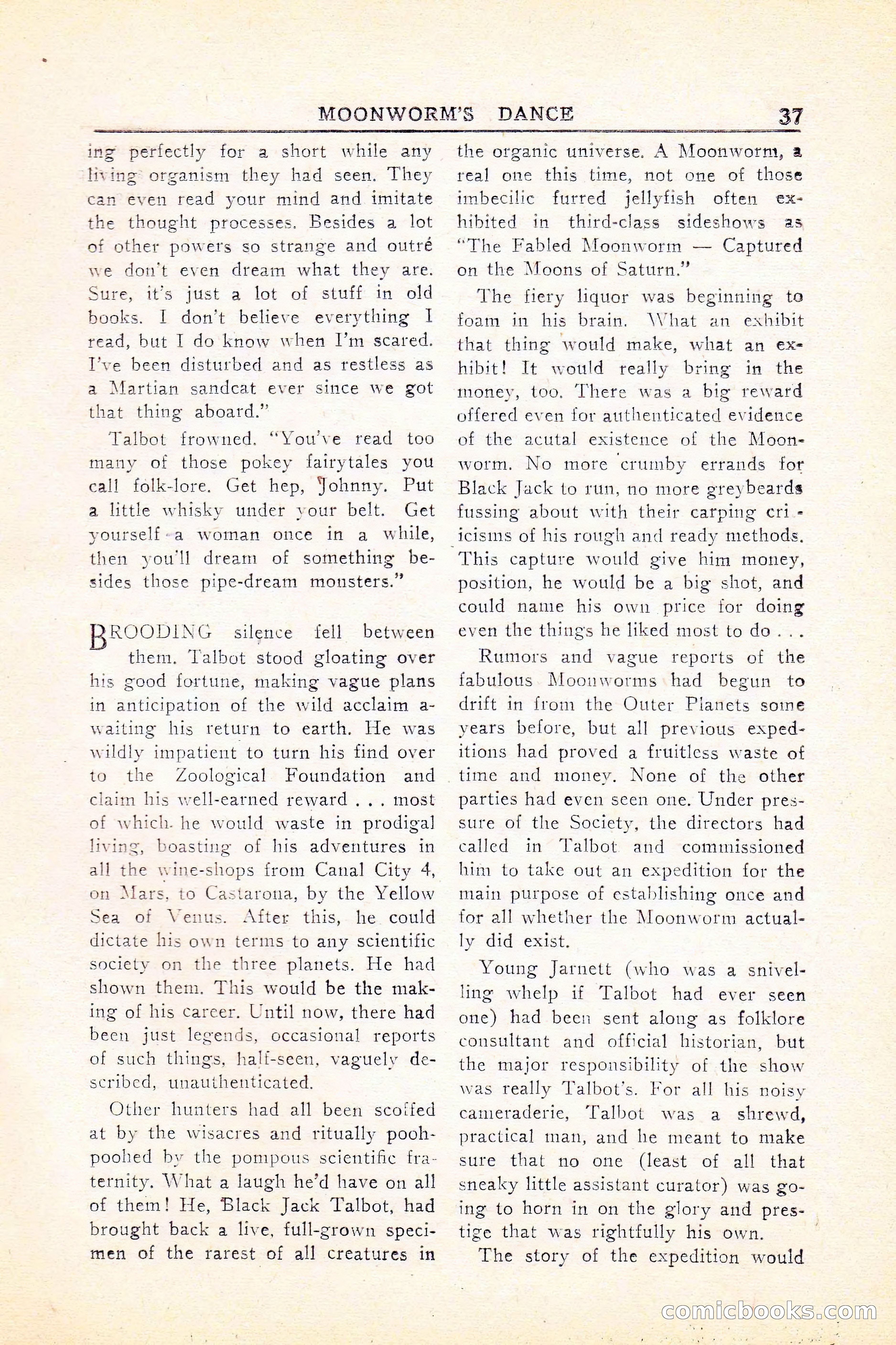 Super Science Stories, Vol. 5, No. 1 — page 38 of 132