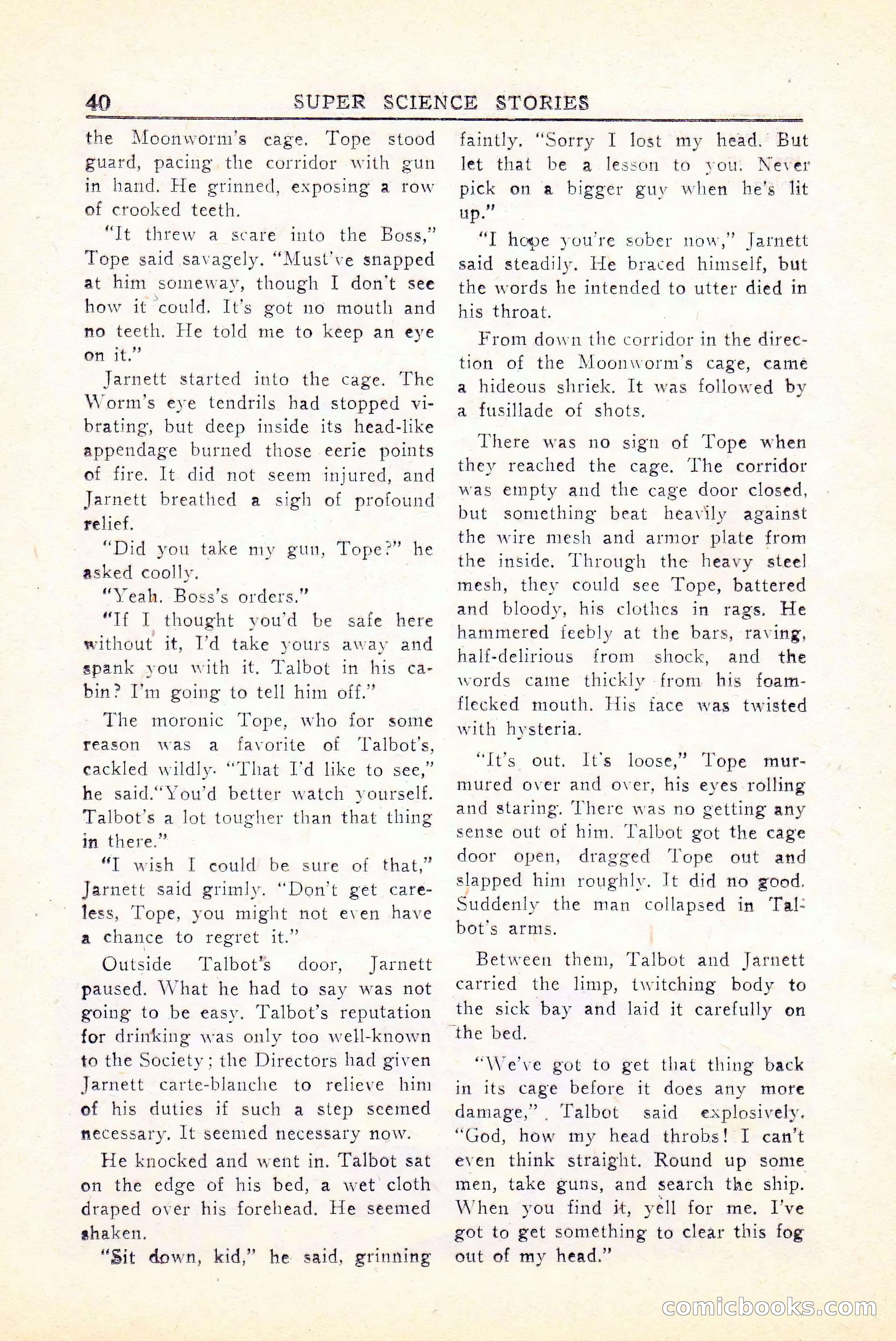 Super Science Stories, Vol. 5, No. 1 — page 41 of 132