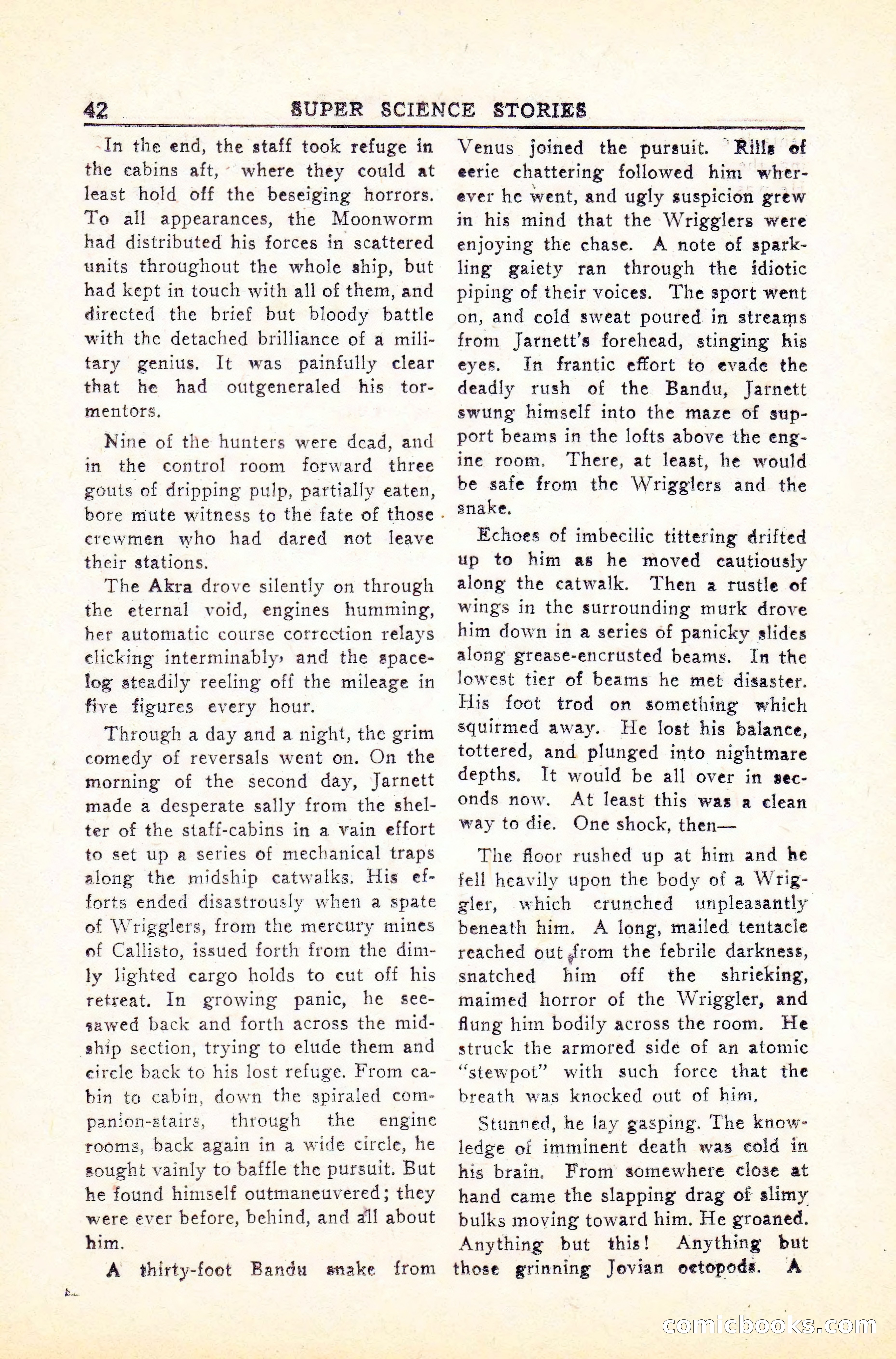 Super Science Stories, Vol. 5, No. 1 — page 43 of 132
