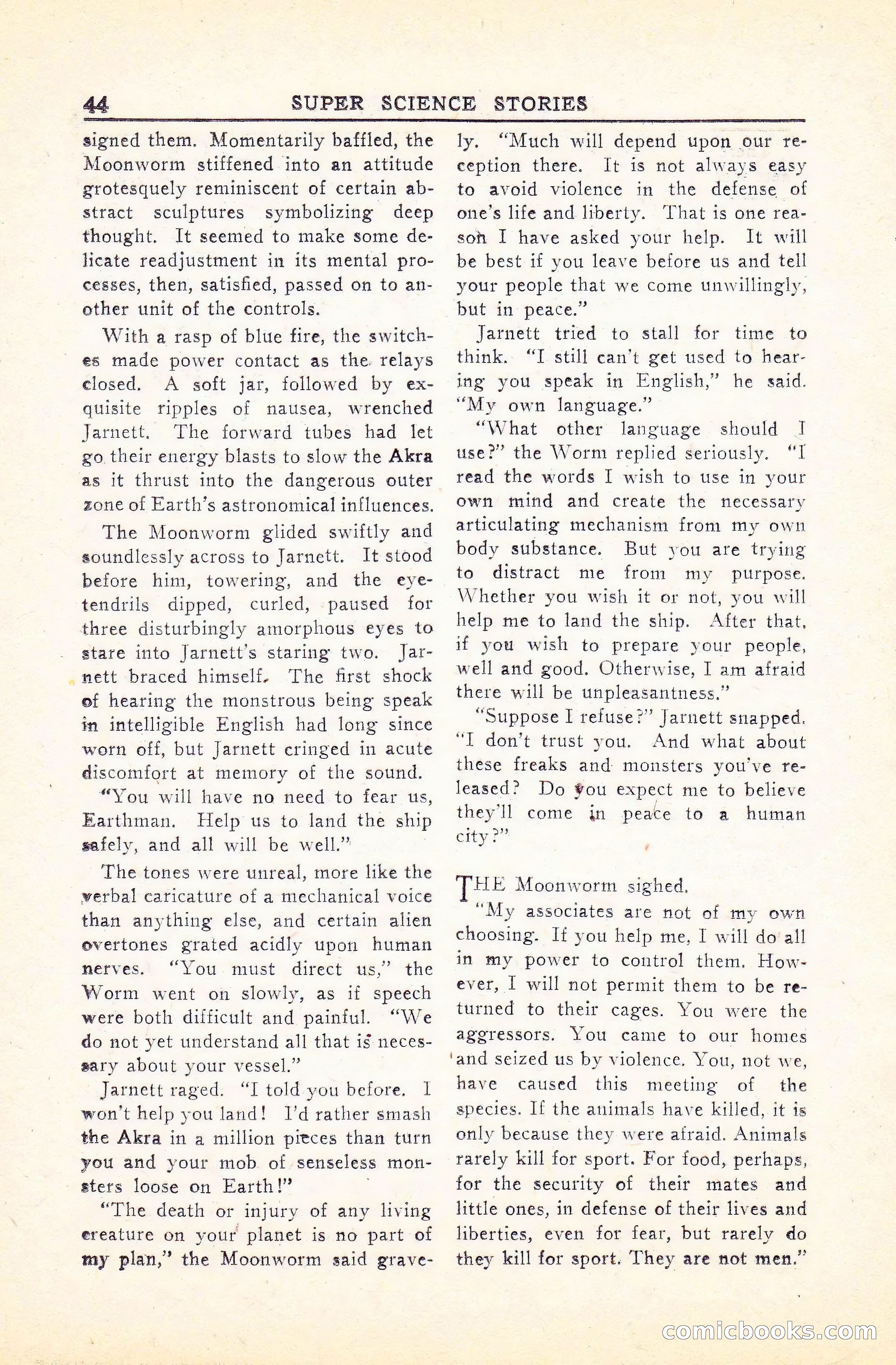 Super Science Stories, Vol. 5, No. 1 — page 45 of 132