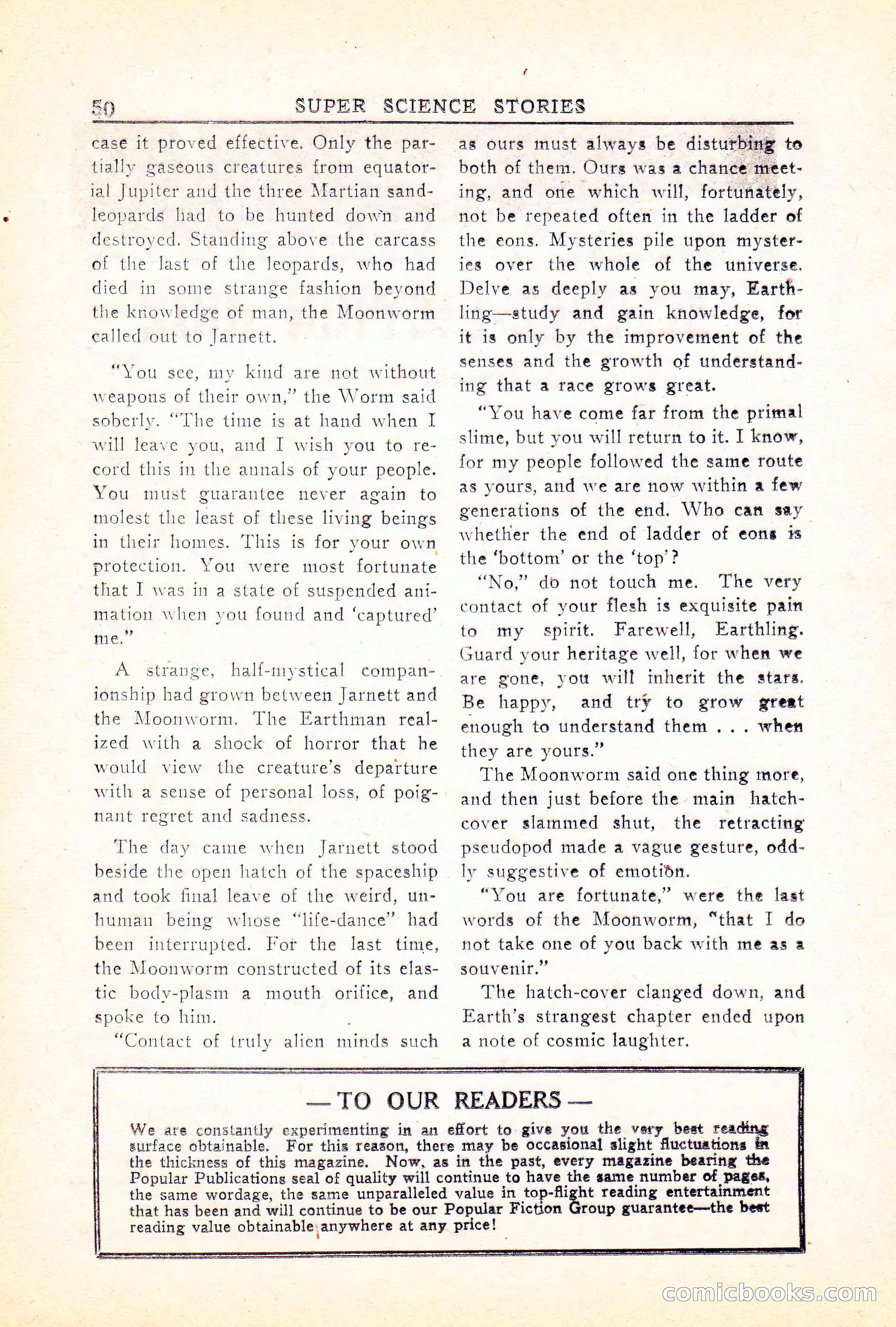 Super Science Stories, Vol. 5, No. 1 — page 51 of 132