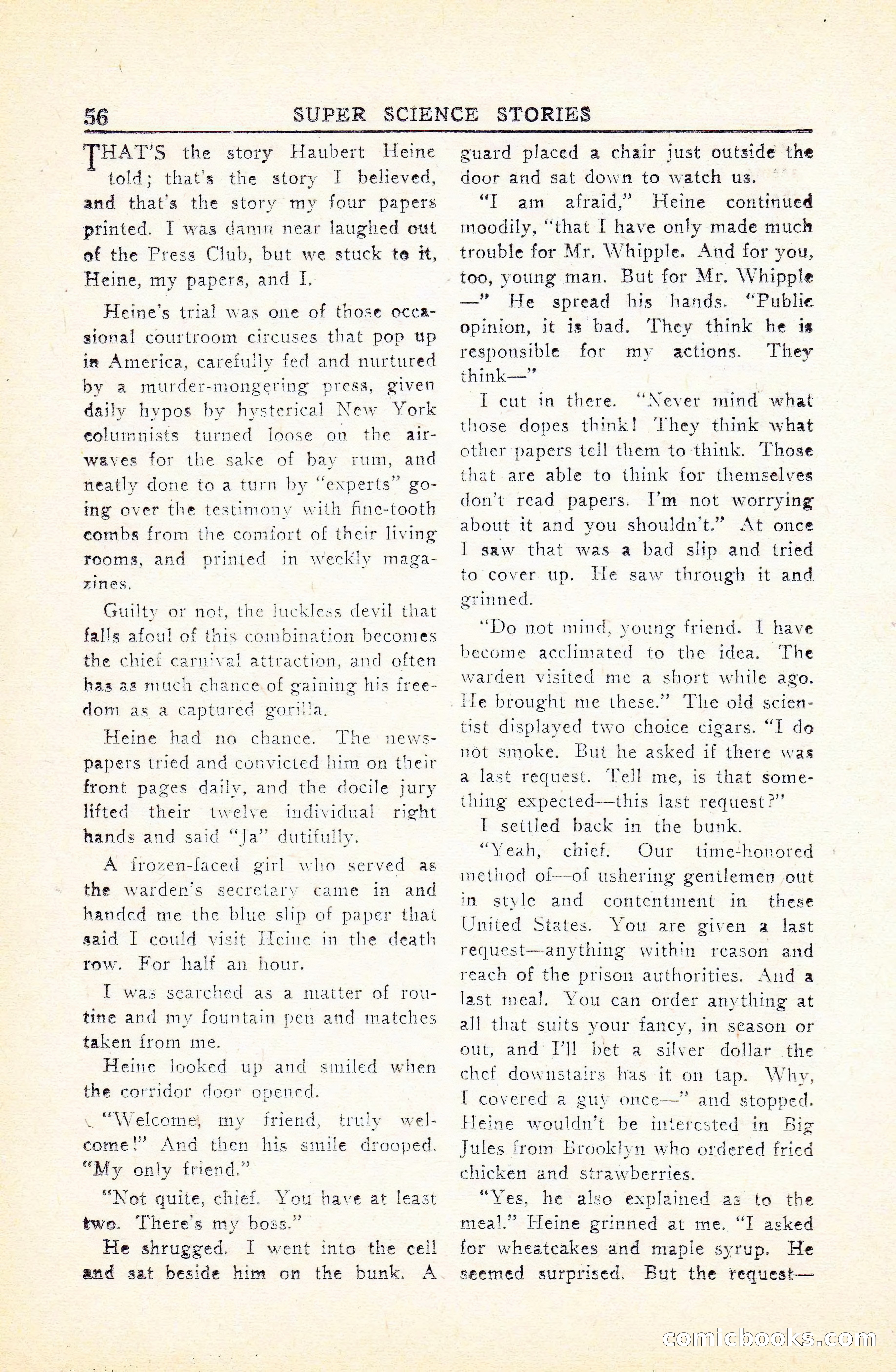 Super Science Stories, Vol. 5, No. 1 — page 57 of 132