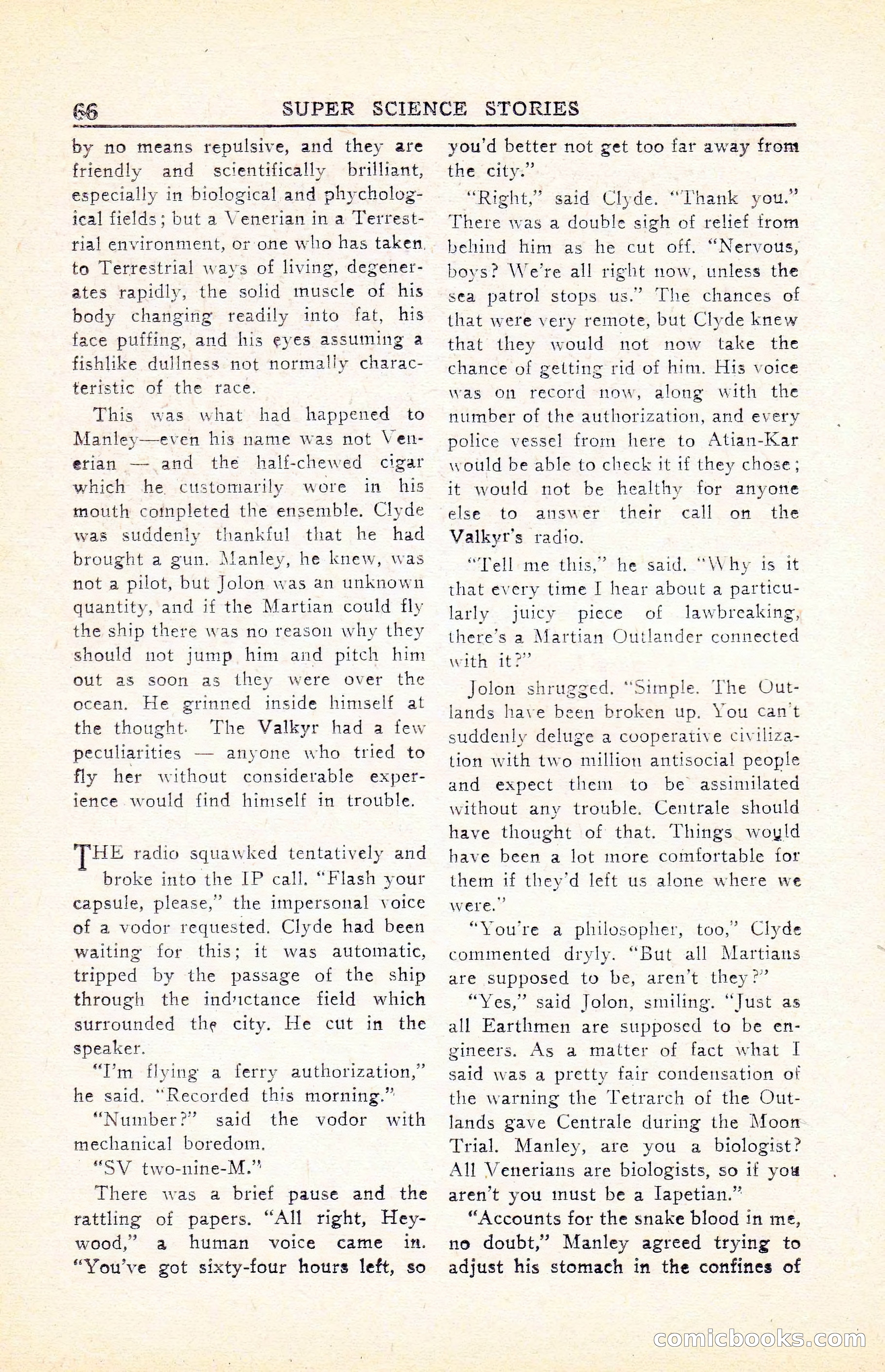 Super Science Stories, Vol. 5, No. 1 — page 67 of 132
