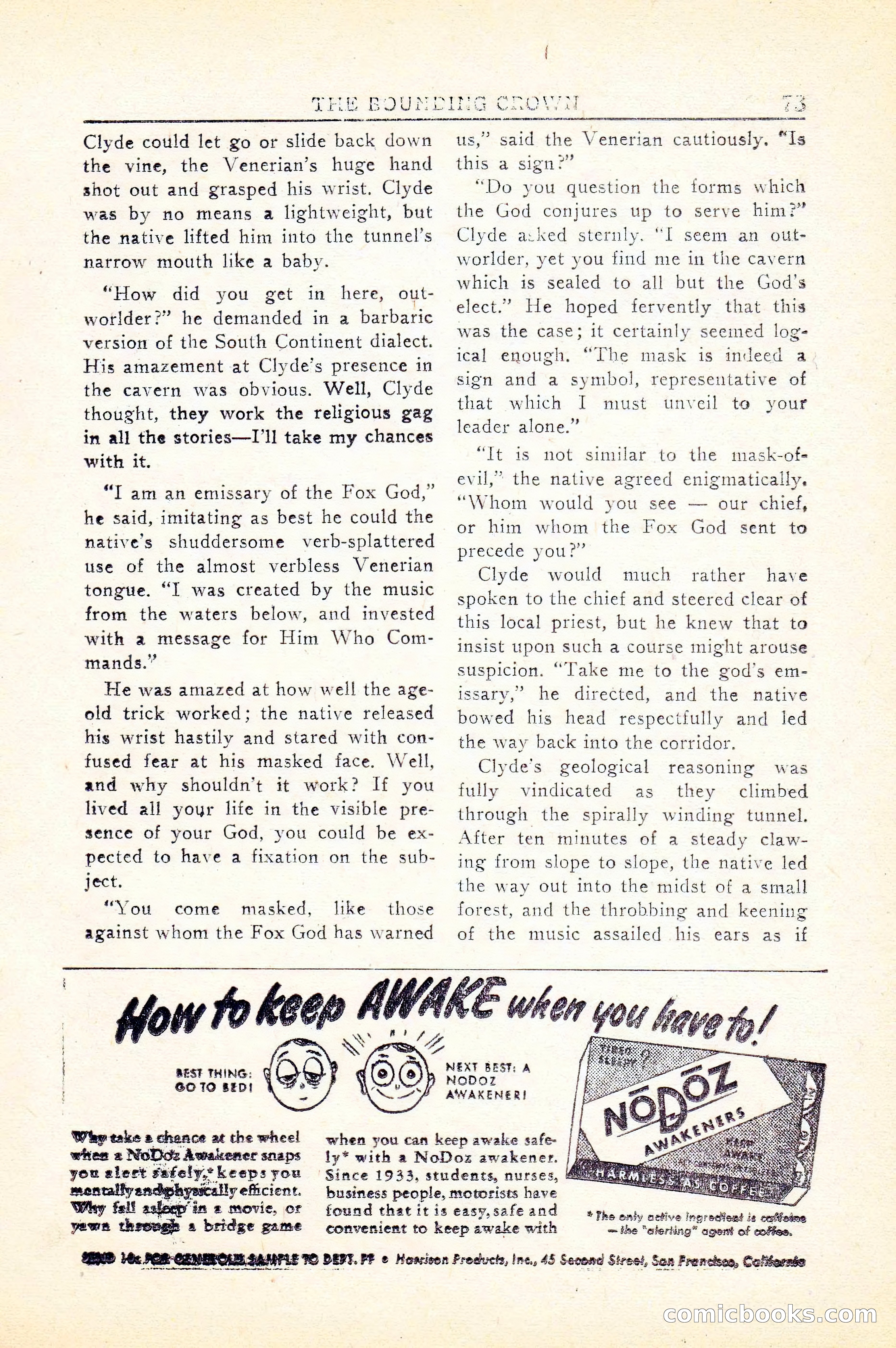 Super Science Stories, Vol. 5, No. 1 — page 74 of 132